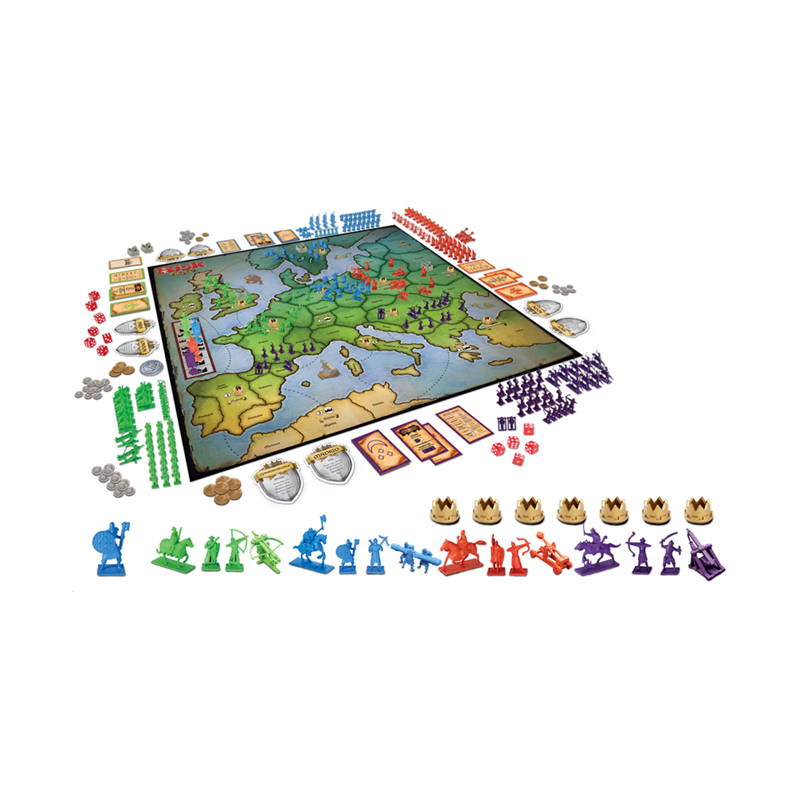 Risk Europe Medieval Conquest Strategy Board Game - Image 4