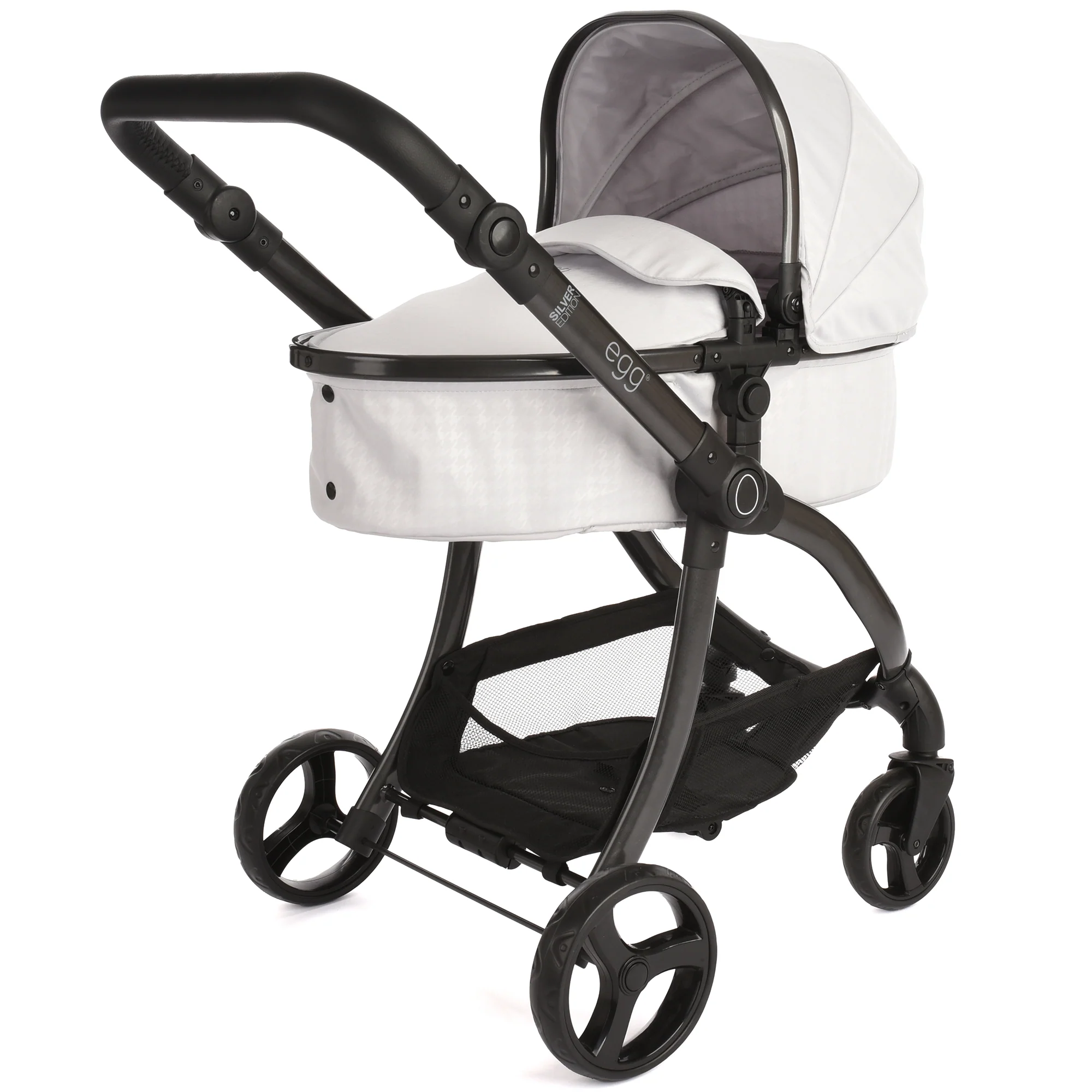 Roma Egg Doll Pram 2-in-1 Convertible Stroller With Adjustable Handle