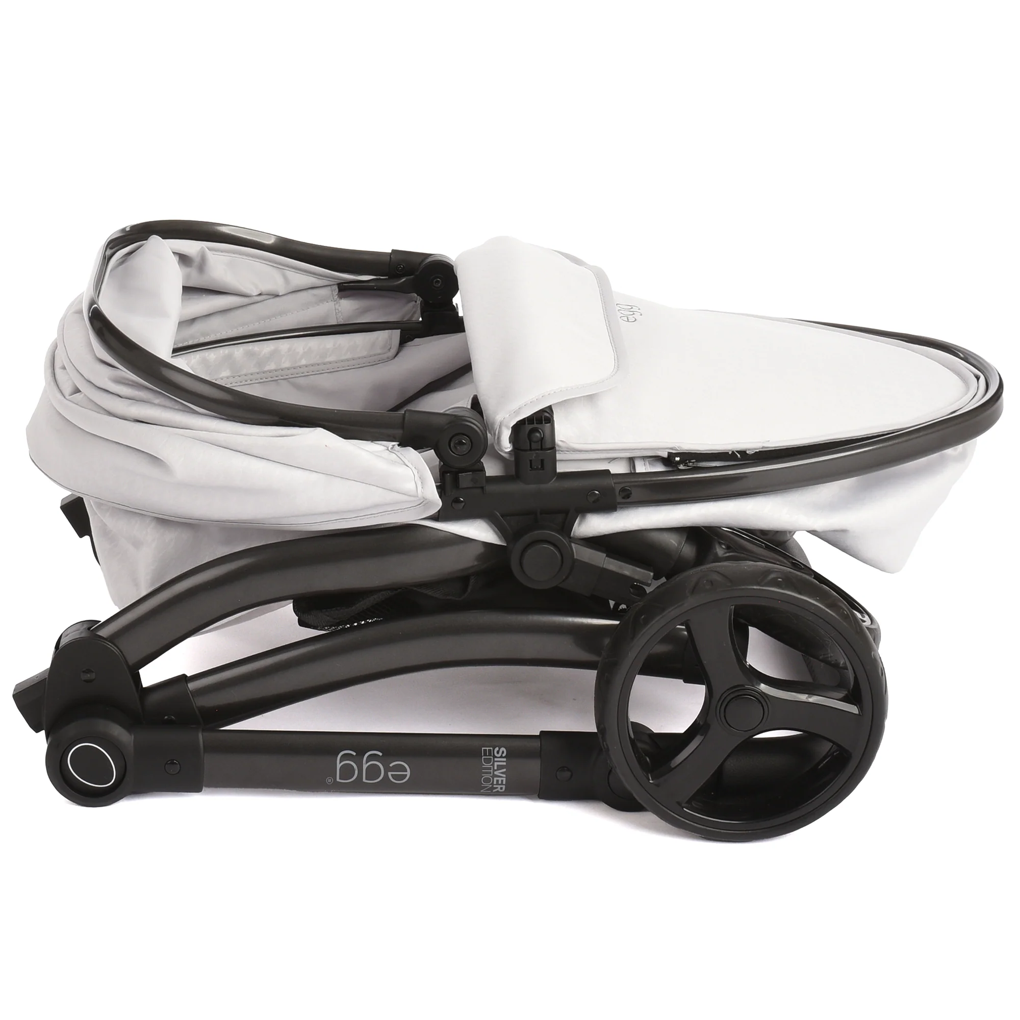 Roma Egg Doll Pram 2-in-1 Convertible Stroller With Adjustable Handle - Image 4