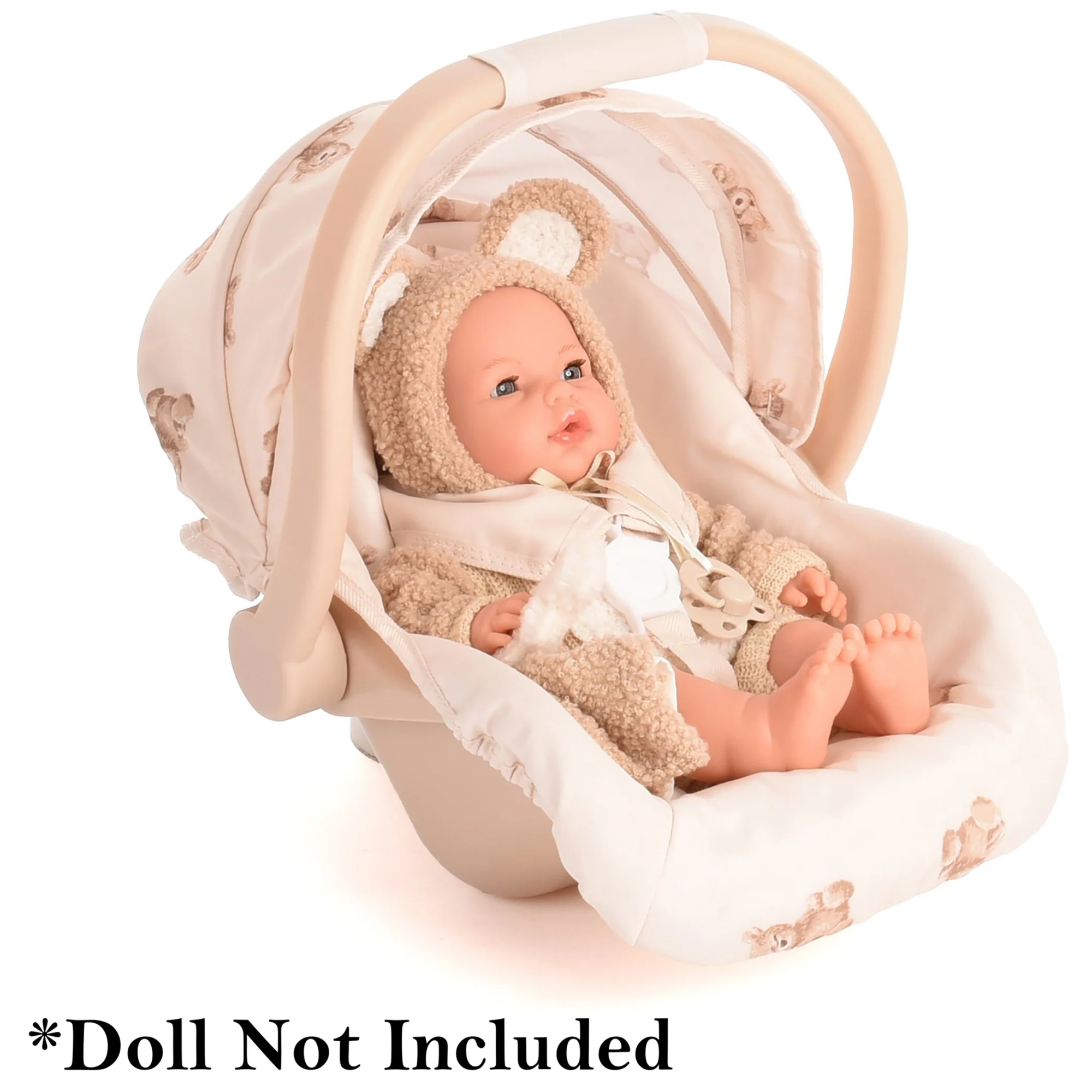 Roma Teddy Doll Car Seat With Adjustable Hood And Carry Handle - Image 4