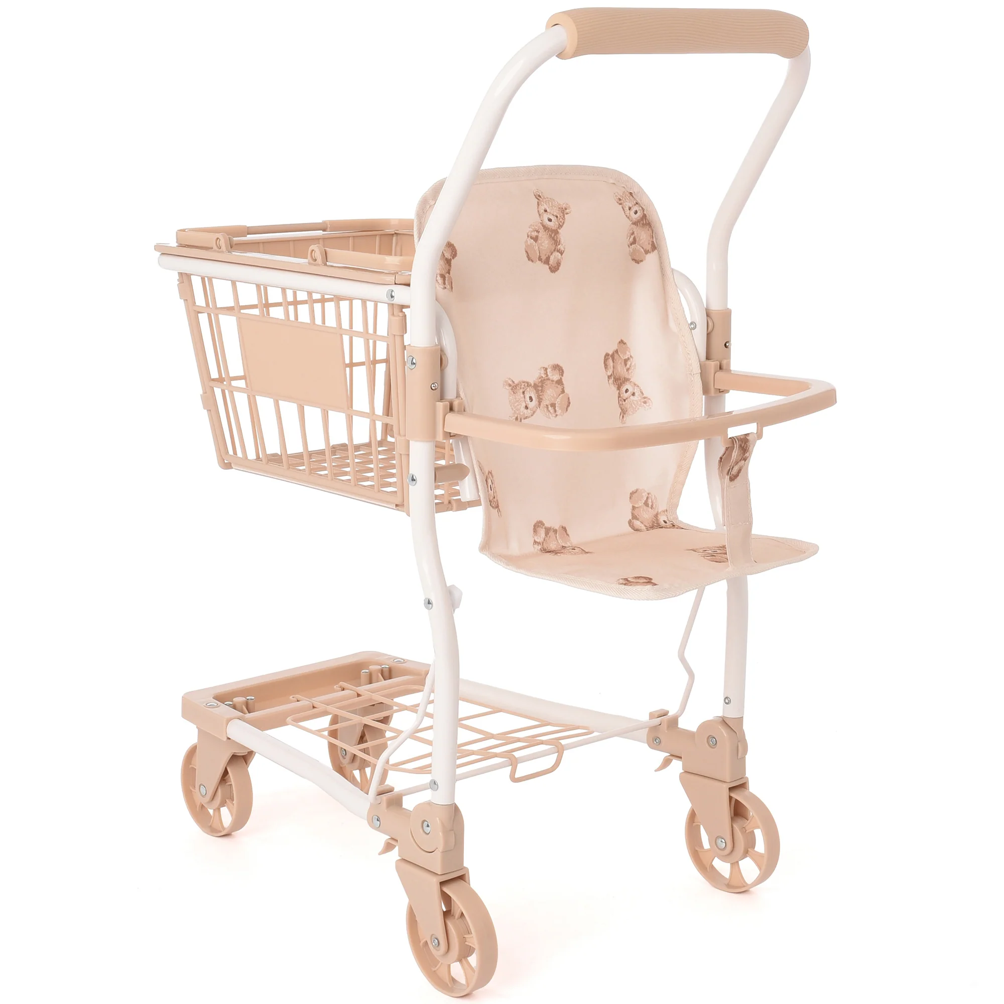 Roma Teddy Shopping Trolley With Removable Basket And Doll Seat - Image 3