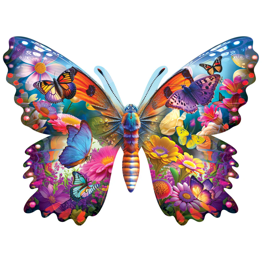 RoseArt Majestic Butterfly Shaped Jigsaw Puzzle - 500 pc - Image 10
