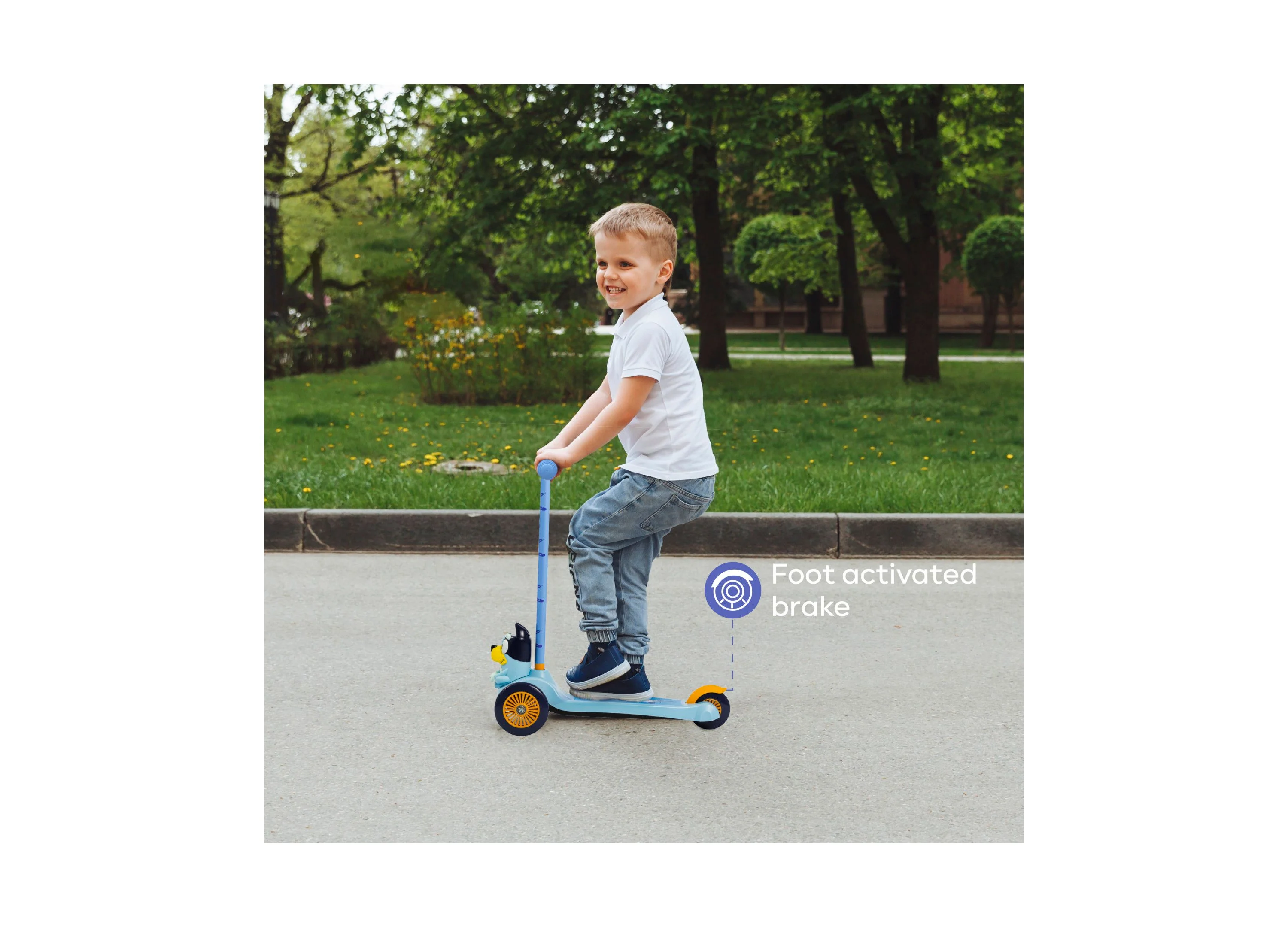 Sakar Bluey 3D 3-Wheel Kick Scooter - Image 5