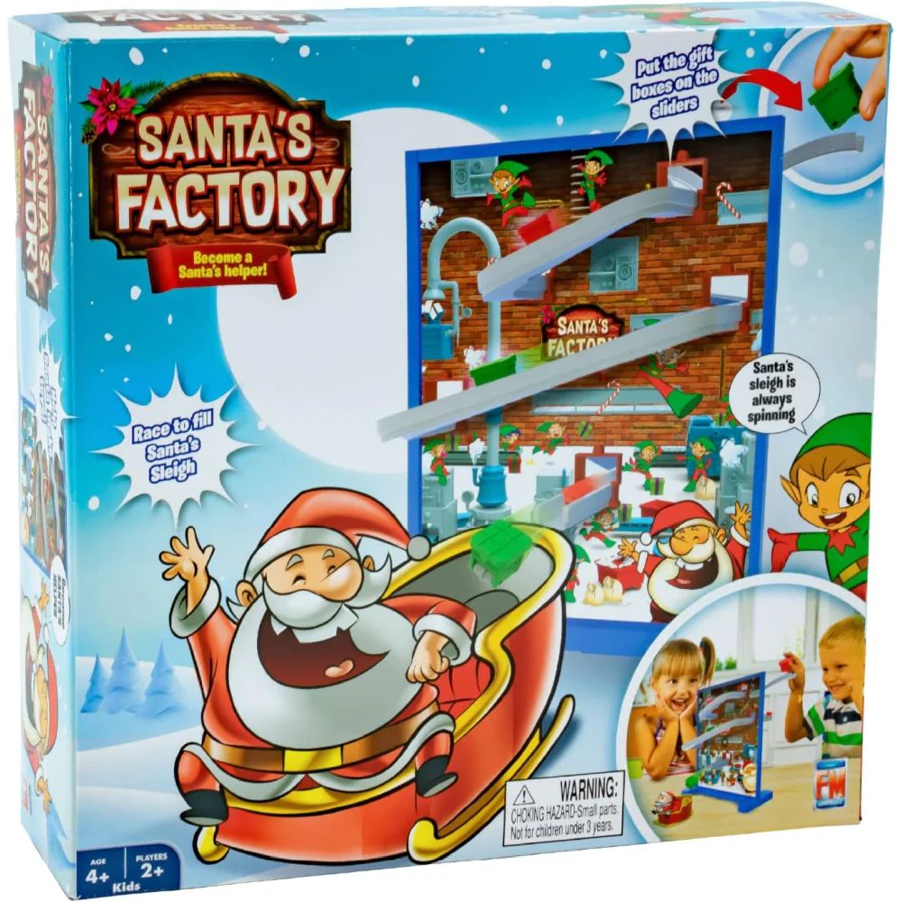 Santa's Factory Gift Delivery Strategy Board Game