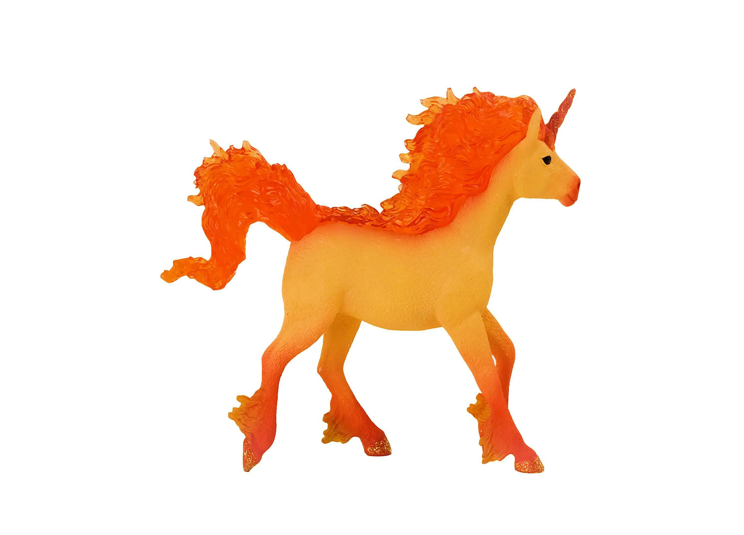 Schleich Bayala Elementa Fire Unicorn Stallion 5.7 inch Magical Figurine - Image 2
