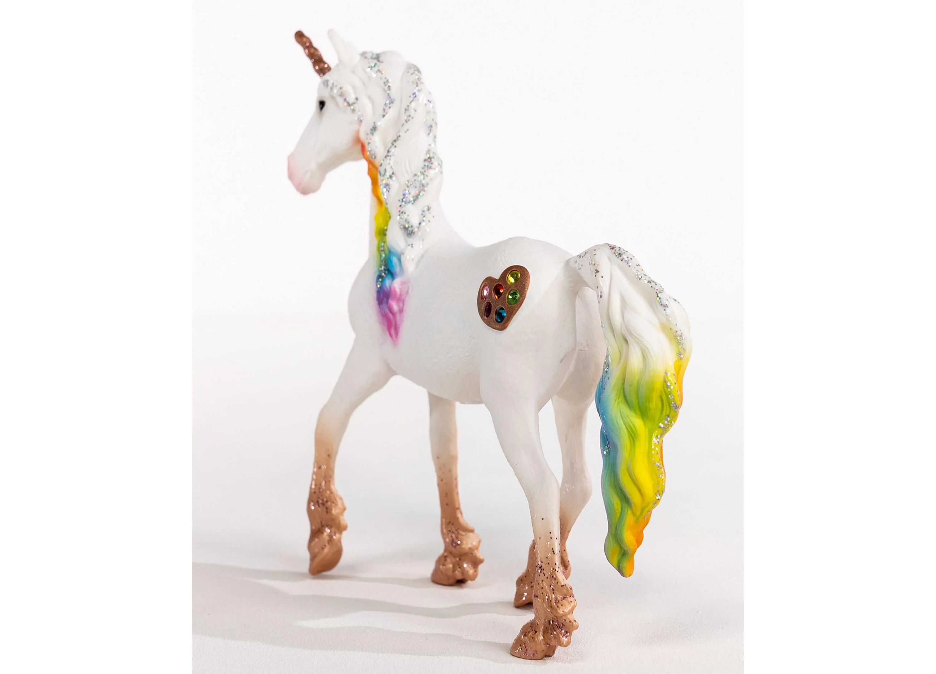 Schleich Bayala 7 inch Rainbow Love Unicorn Mare - Magical Figurine - Image 4