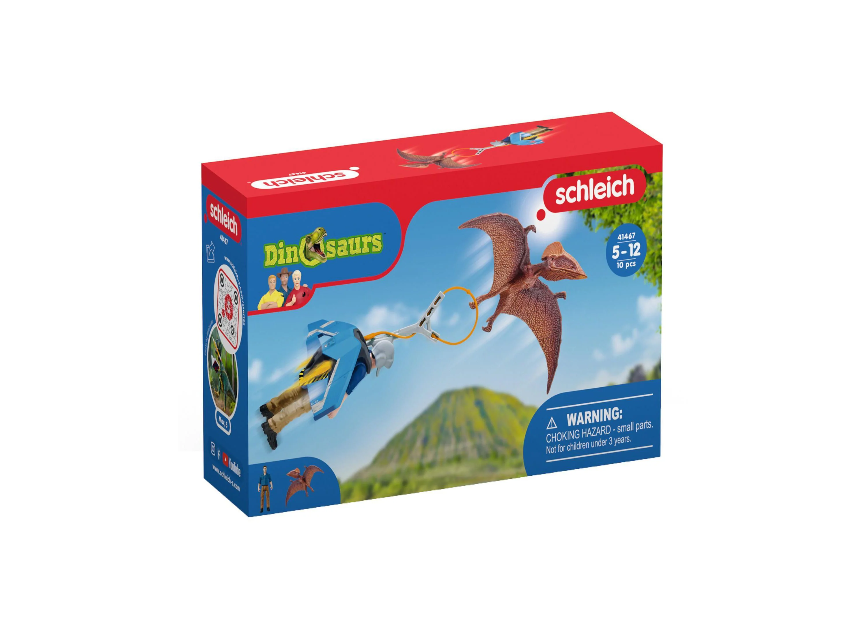 Schleich Dinosaurs Jetpack Chase - Dino Figurine Playset - Image 7
