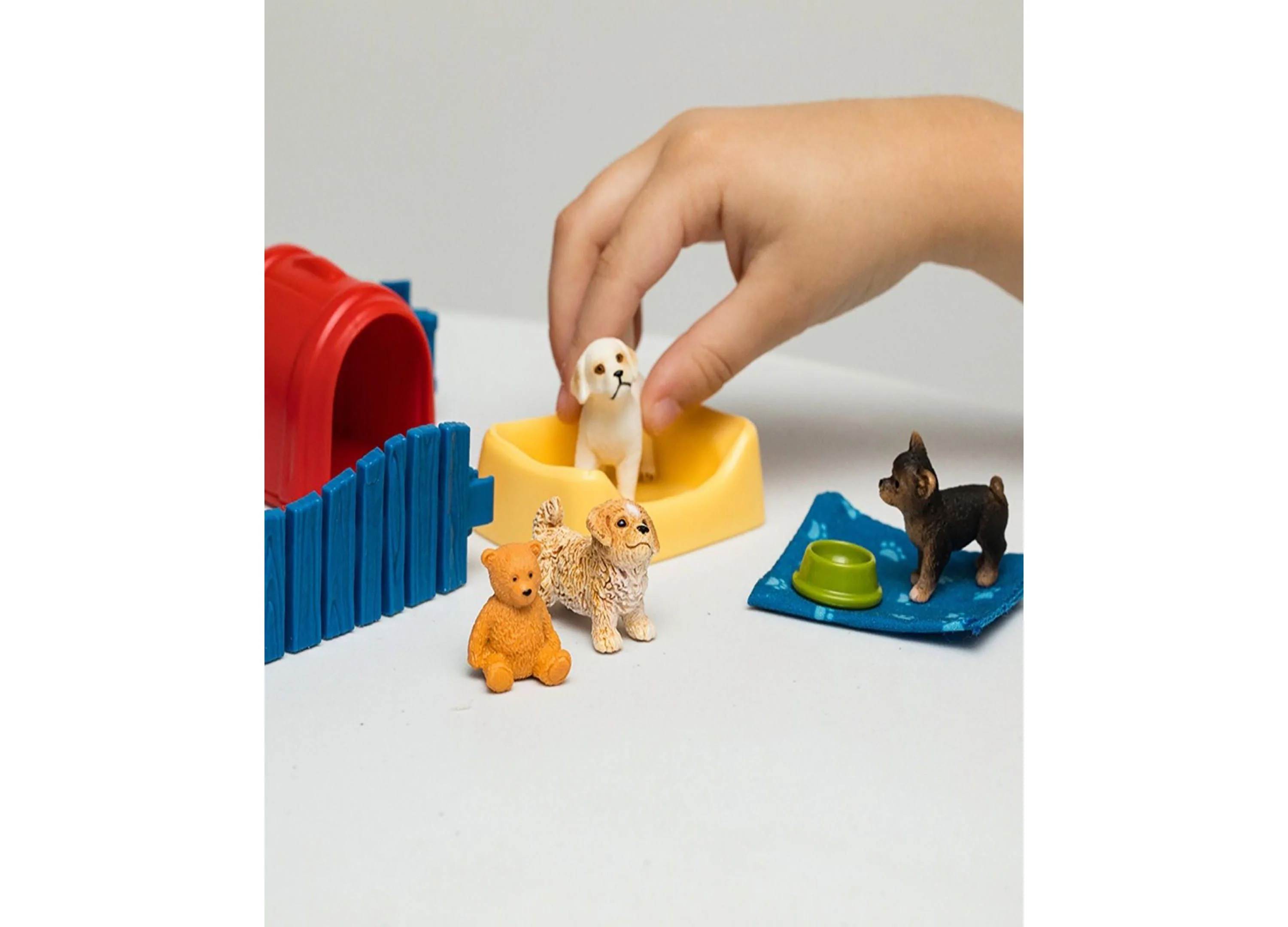 Schleich Farm World Puppy Pen Playset with Detailed Figurines - Image 8