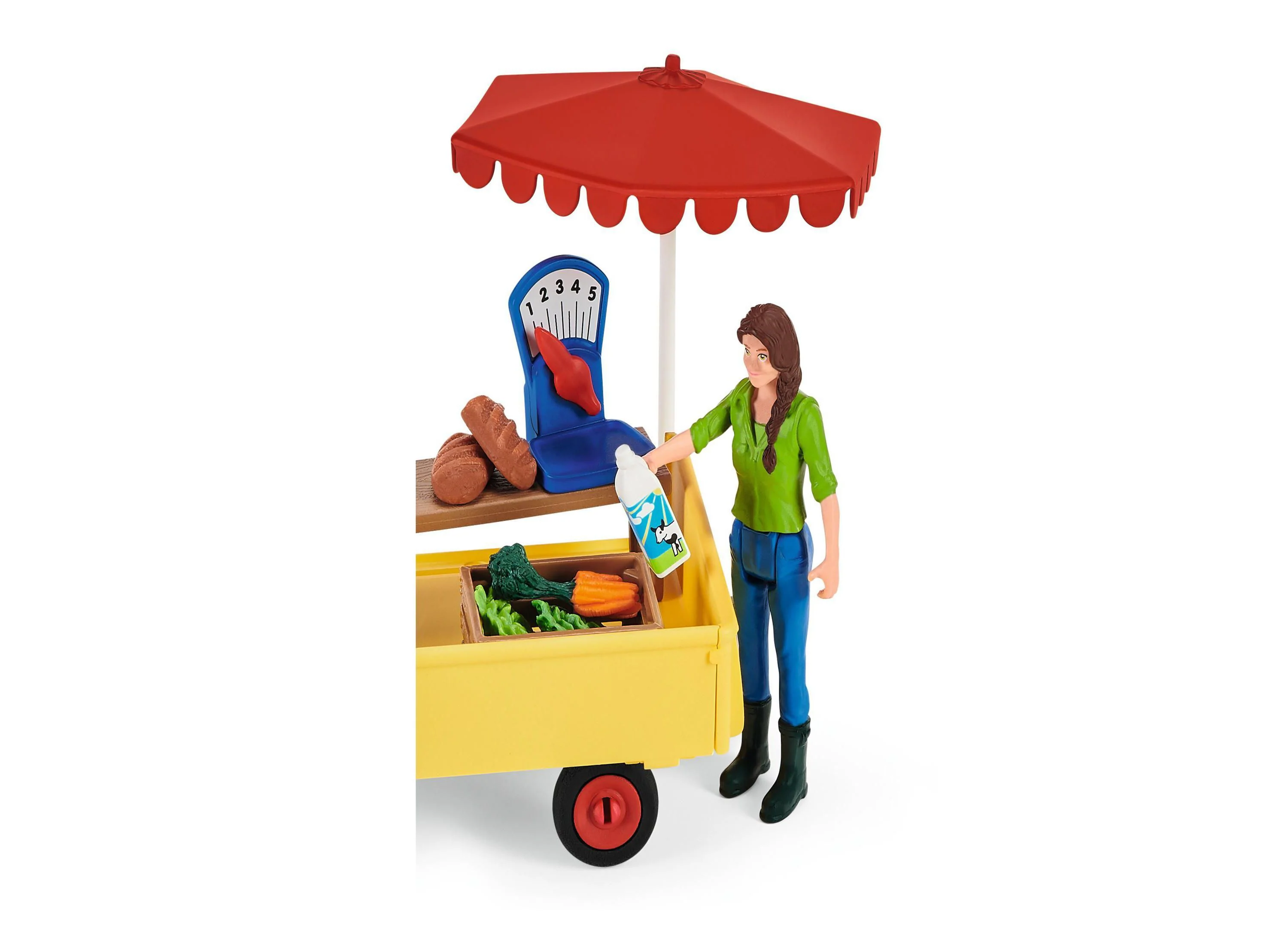 Schleich Farm World Sunny Day Mobile Farm Stand Playset - Image 5