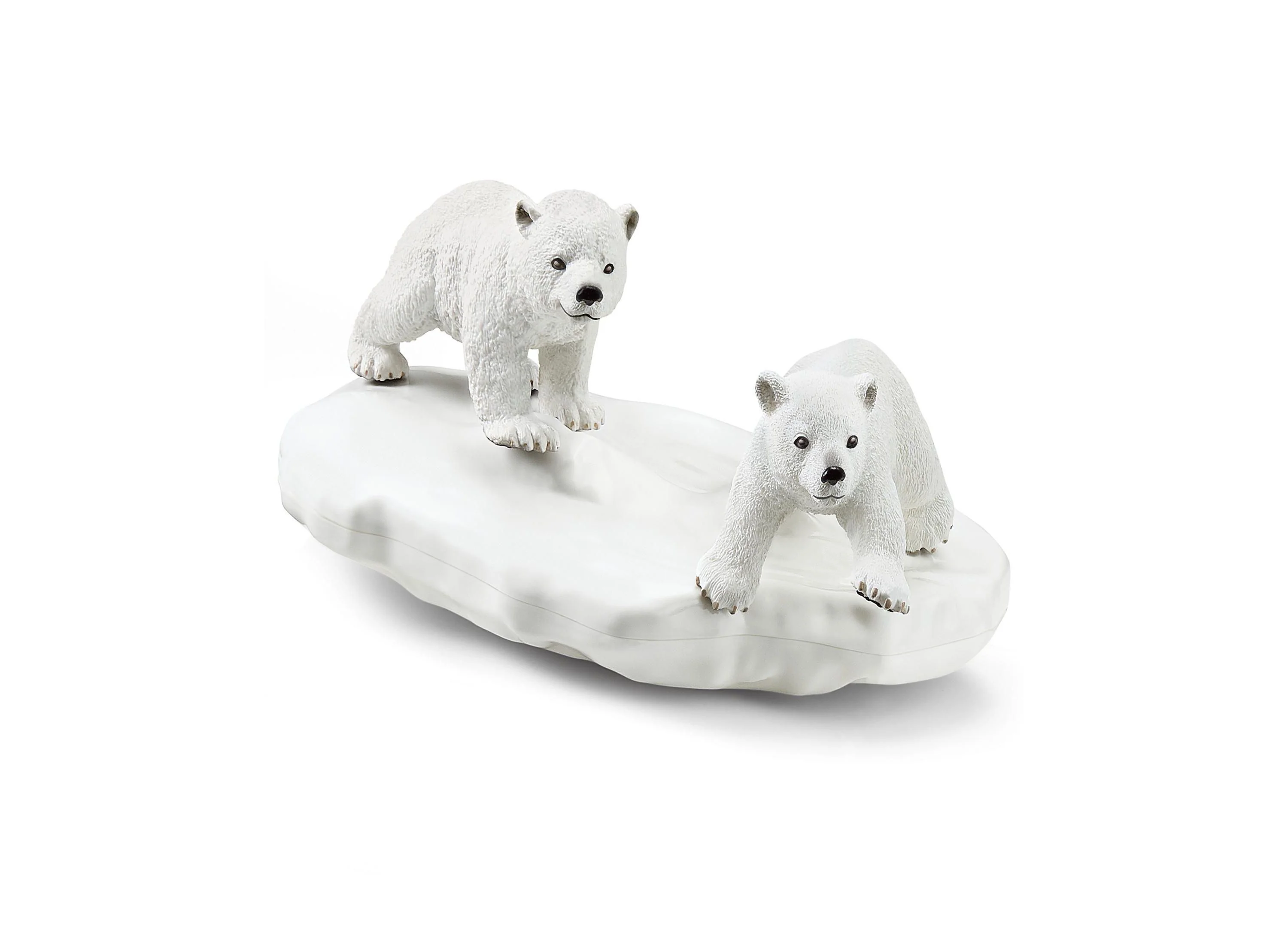 Schleich Wild Life Polar Playground 4pc Arctic Animal Figurine Set - Image 2