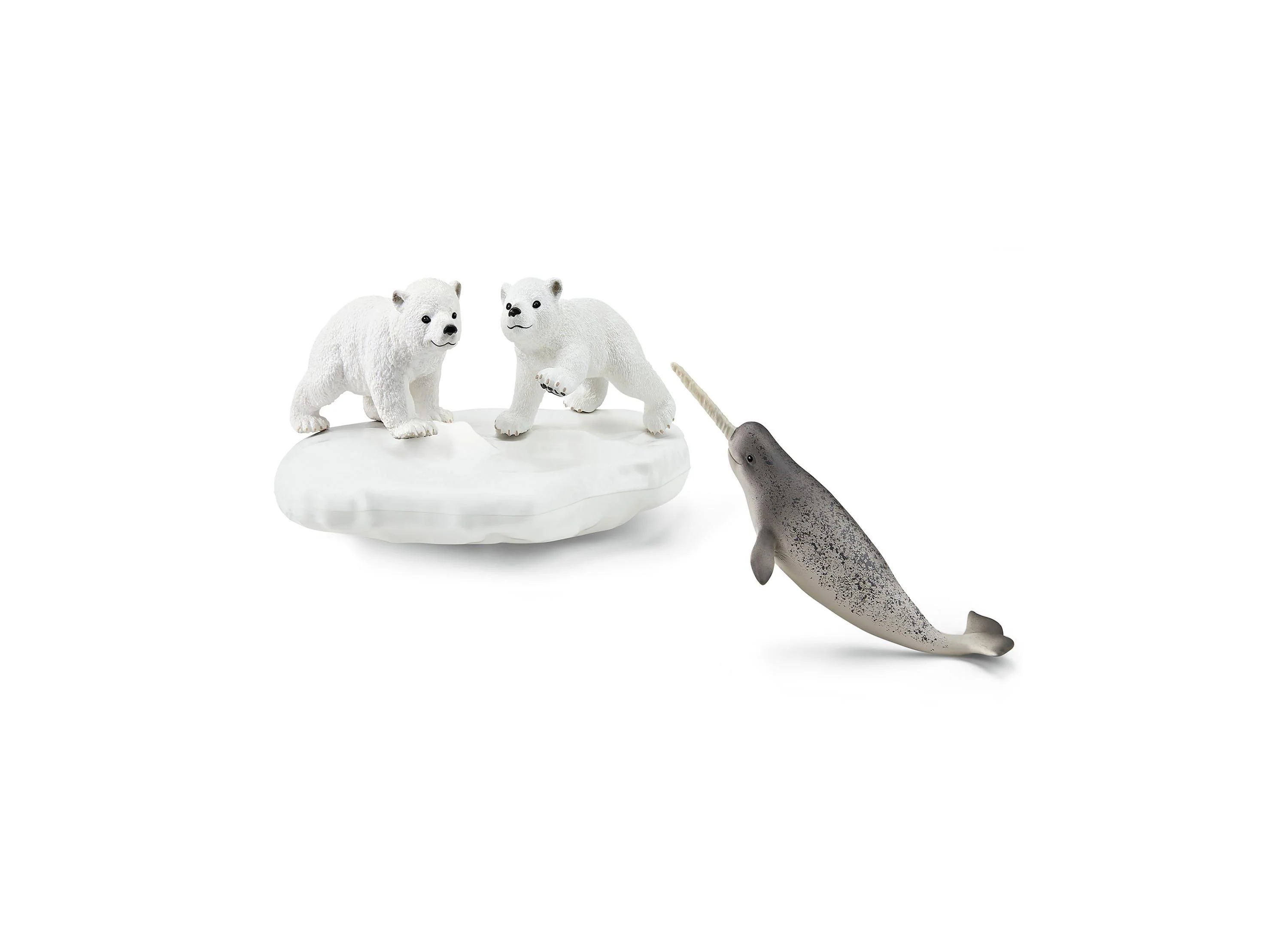 Schleich Wild Life Polar Playground 4pc Arctic Animal Figurine Set - Image 6