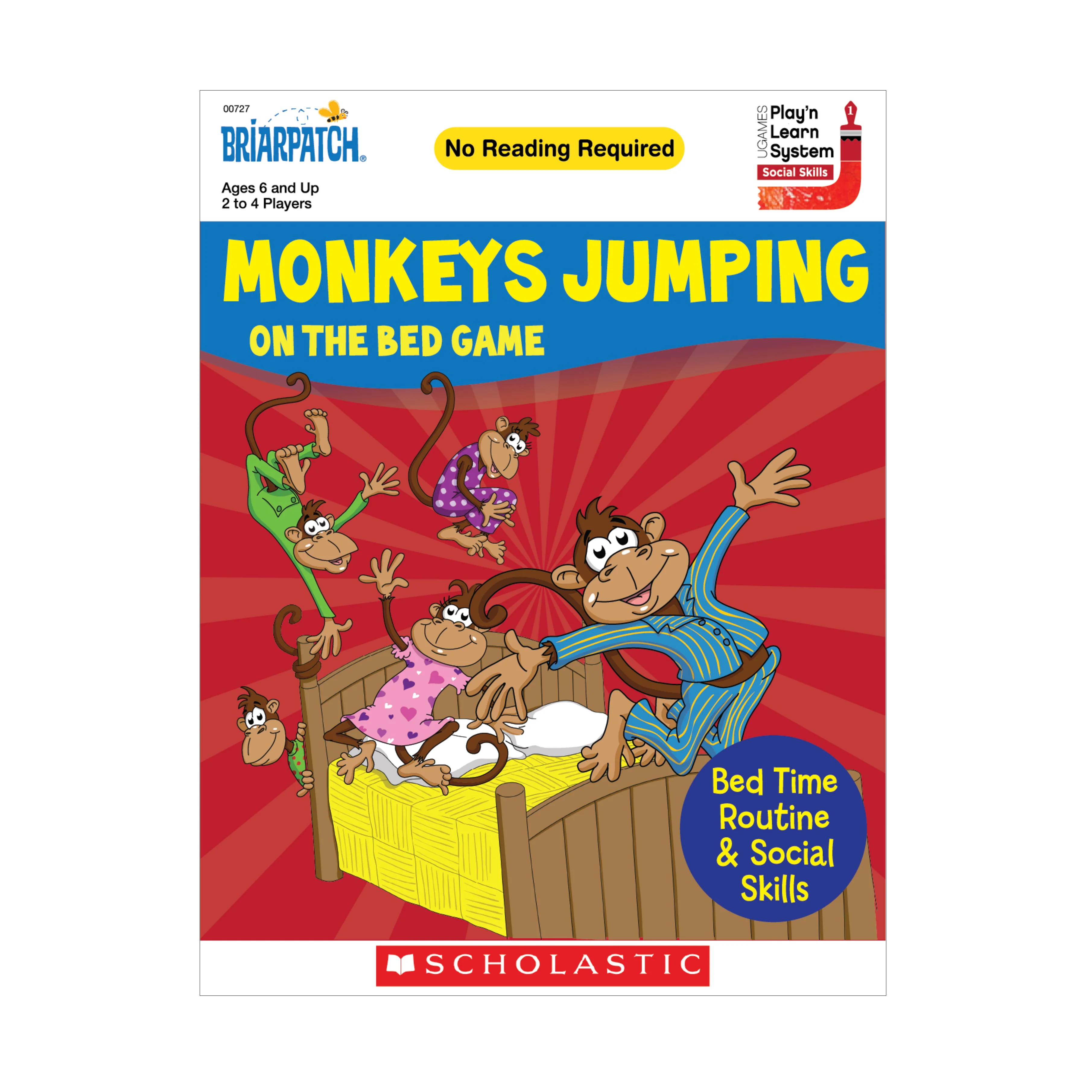 Scholastic Monkeys Jumping on the Bed Color Matching Game - Image 2
