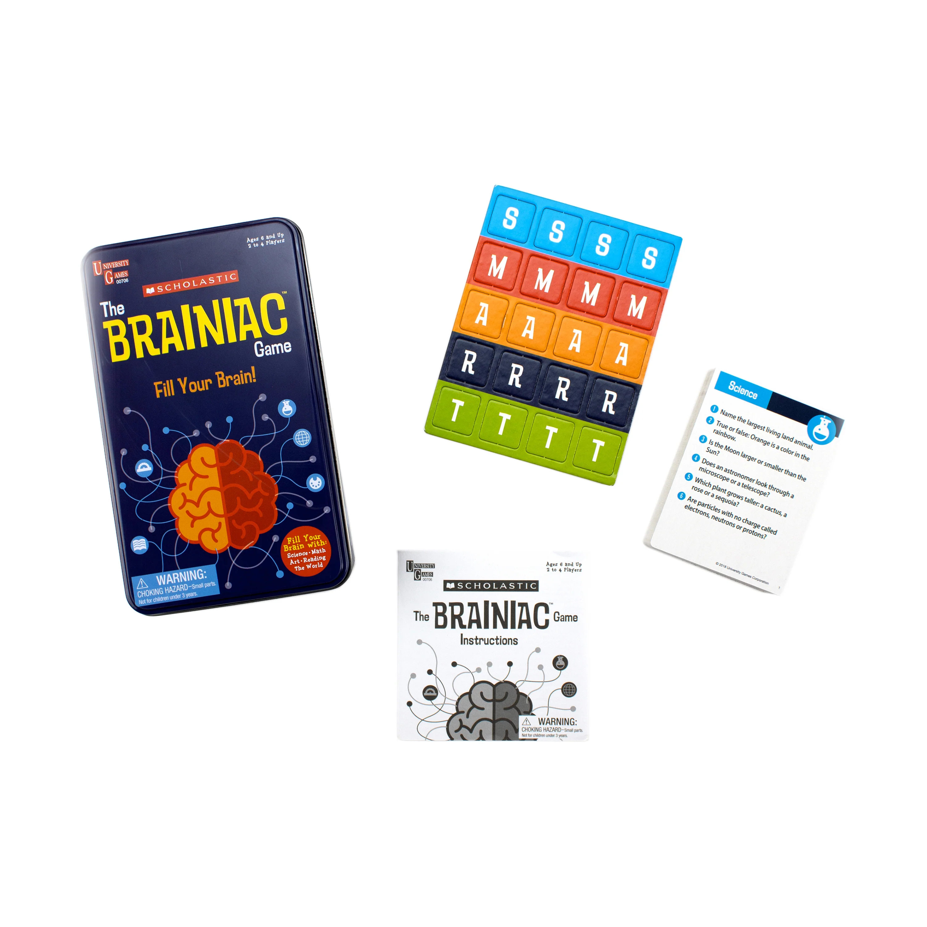 Scholastic Brainiac Game Tin - Interactive Trivia Challenge - Image 3