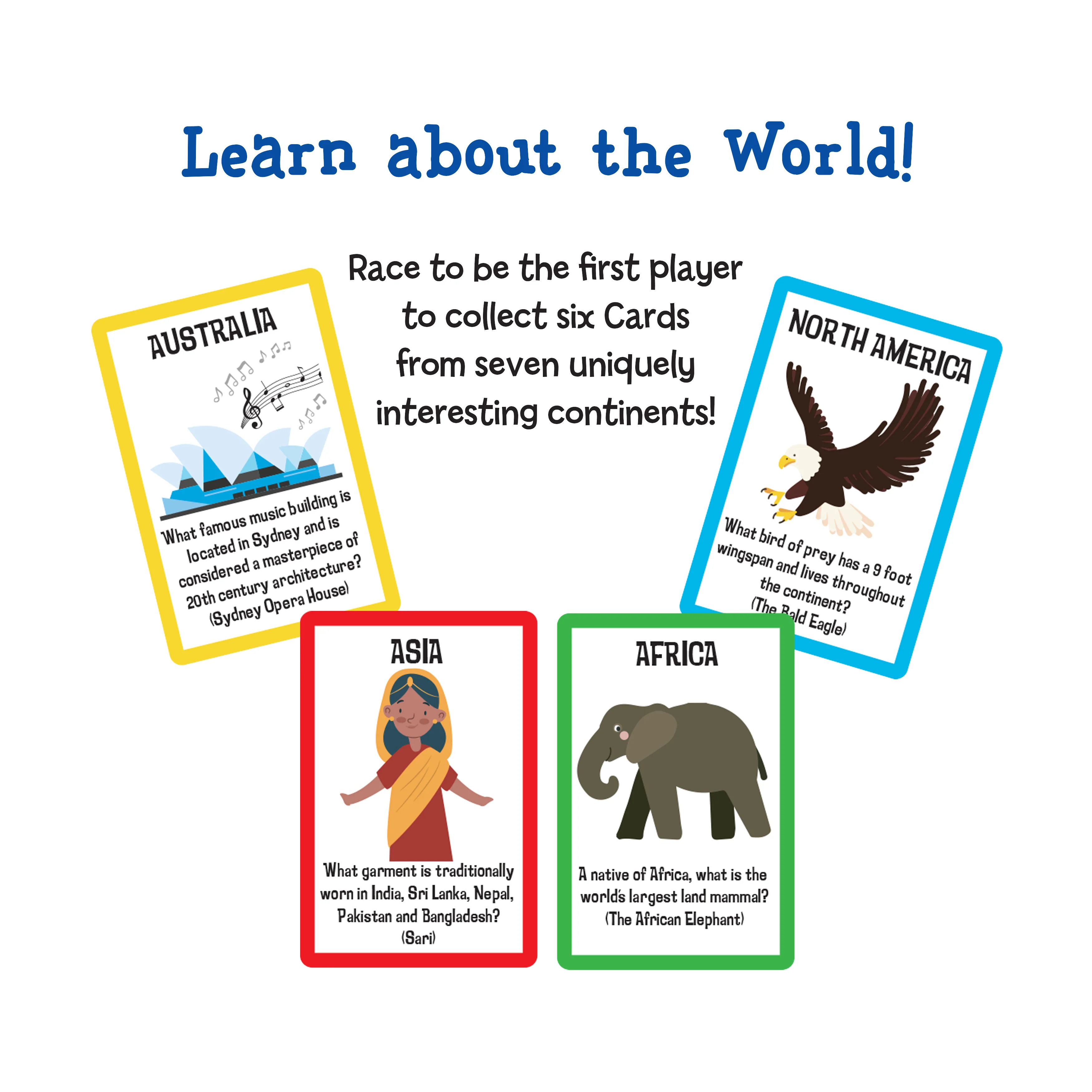 Scholastic The World Explorers Illustrated Fact Card Game - Image 5