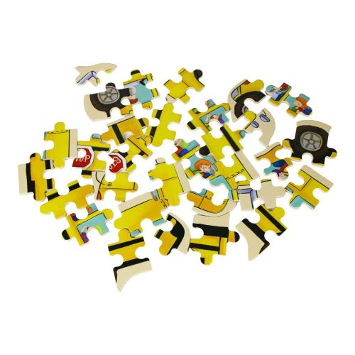Go! Games School Bus Wooden Jigsaw Puzzle - 15 pc - Image 5