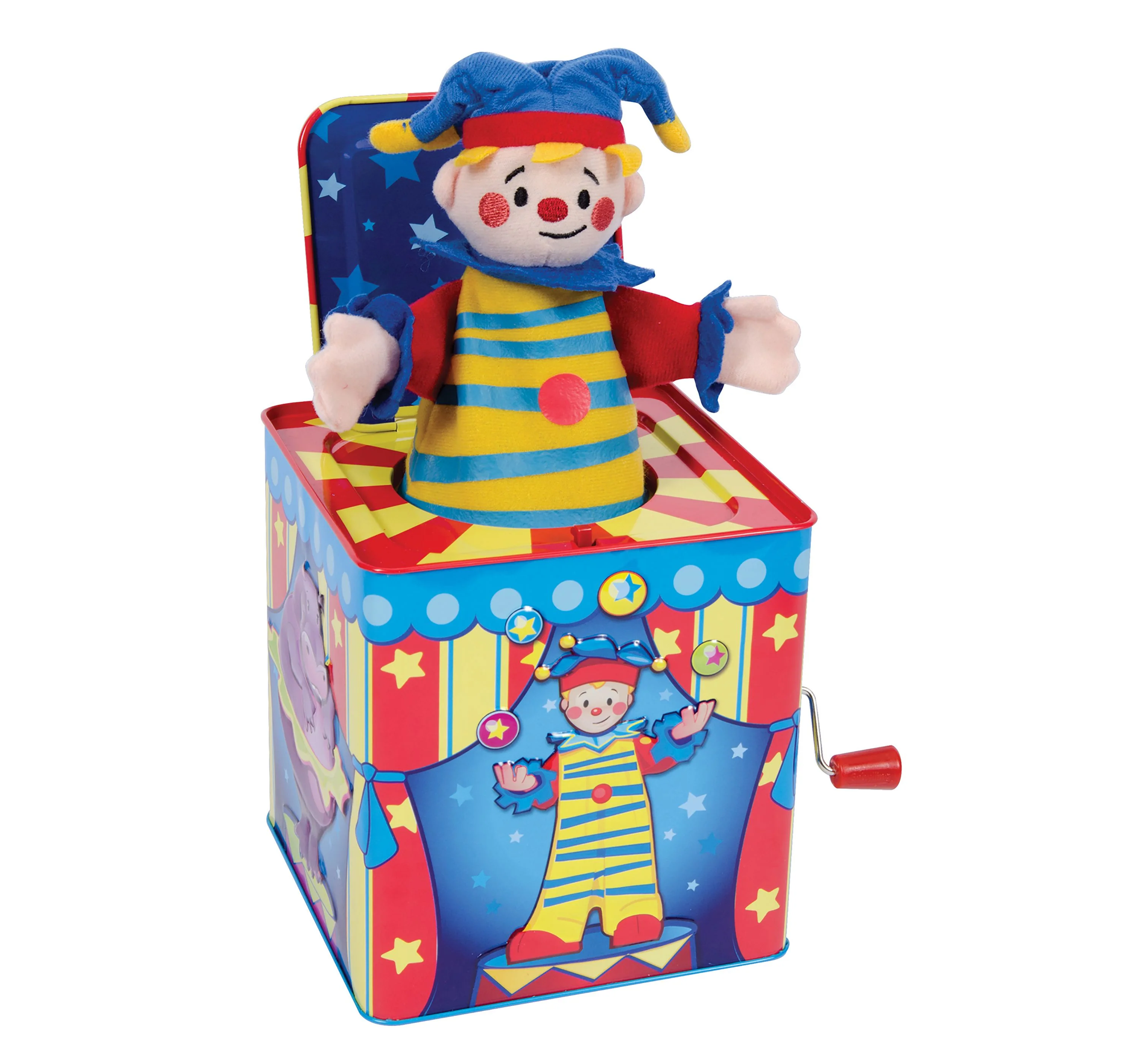 Schylling Silly Circus Jack-In-The-Box – Colorful Clown Surprise
