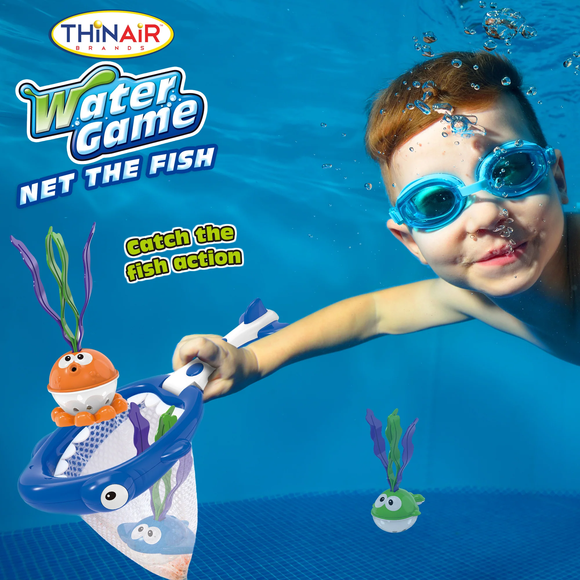 Scooba Duck Shark Net & Fish Water Game - Colorful Bath & Pool Fun for Ages 3+ - Image 4