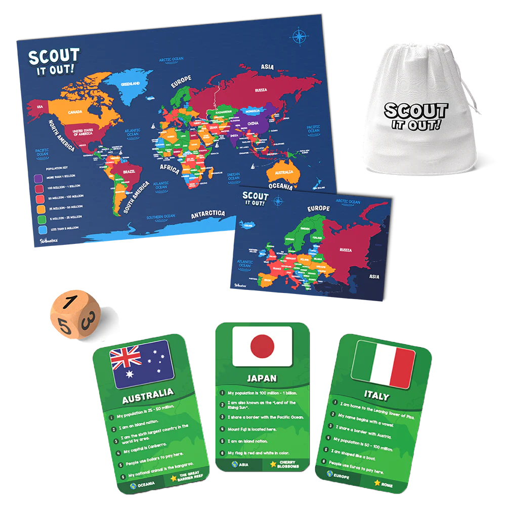 Scout It Out Countries Educational Board Game - Image 2