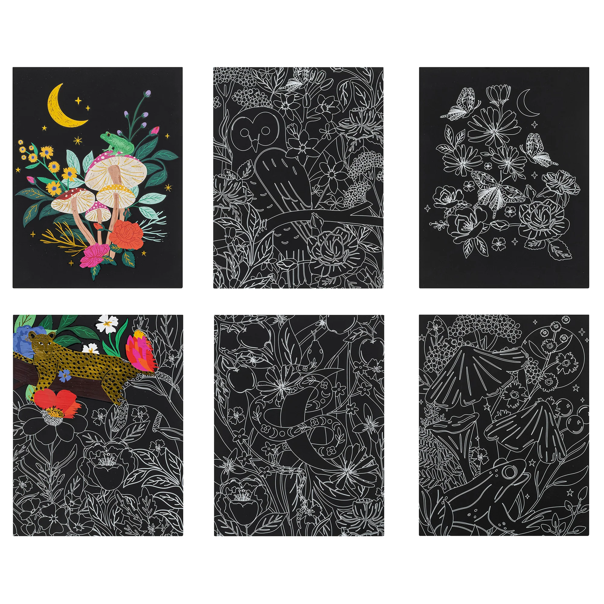 Brea Reese Scratch Art Kit: Mythical Animals - 6 Designs, 9x12 Inch - Image 4