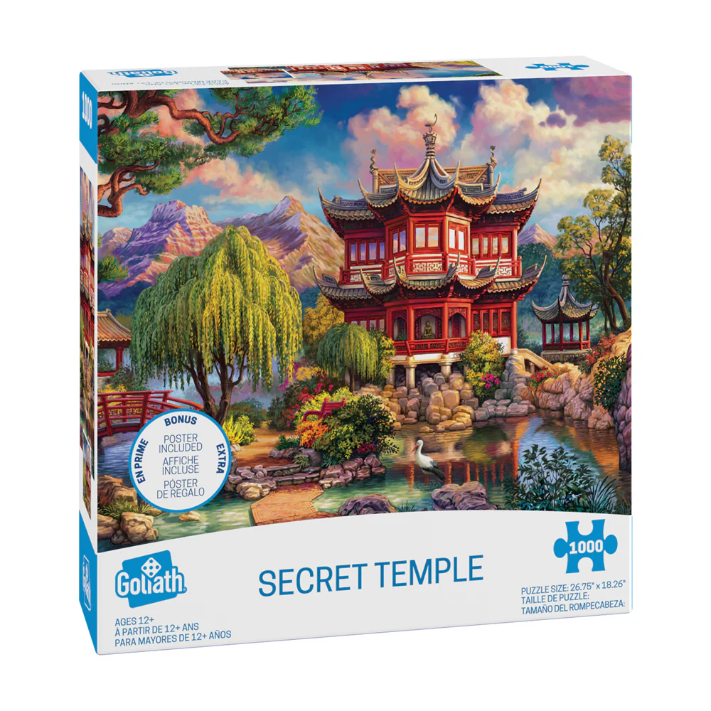Goliath Secret Temple Jigsaw Puzzle - 1000 pc - Image 2