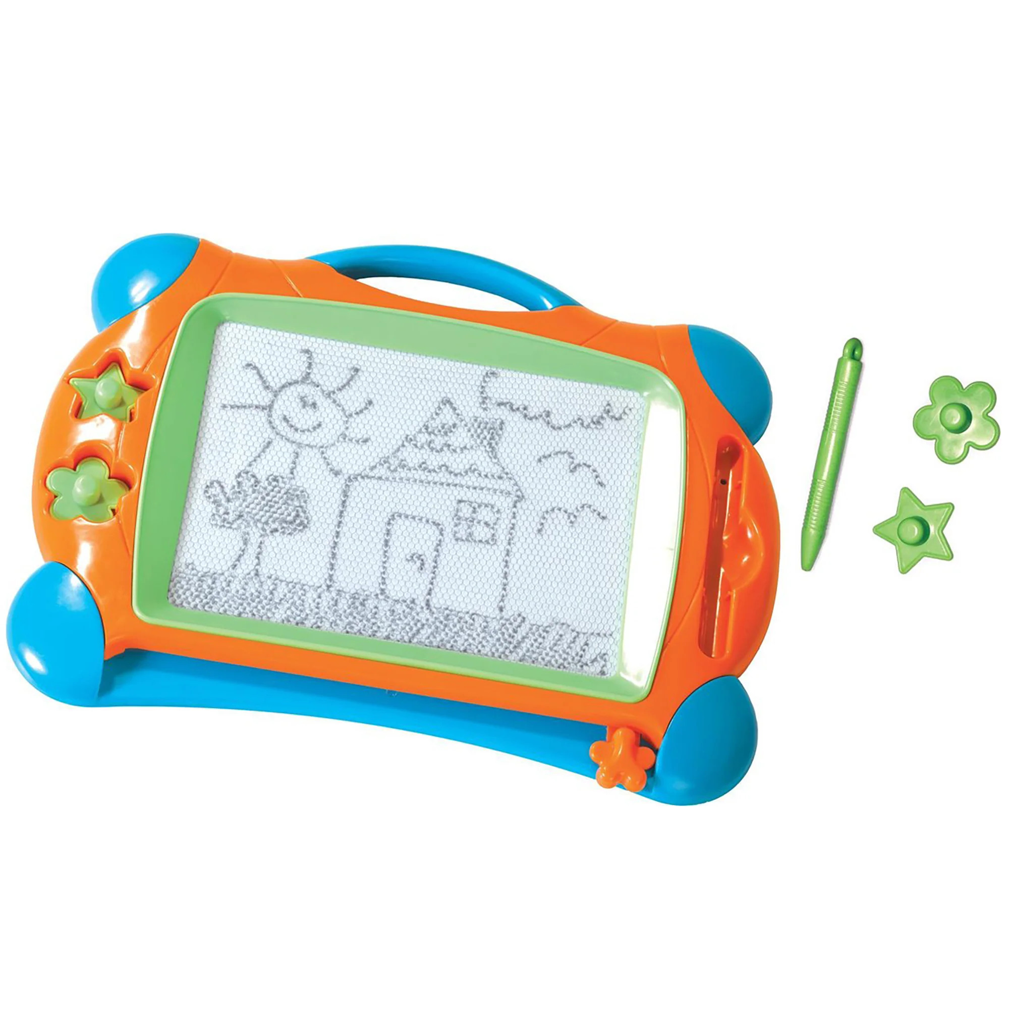 SES Creative Magnetic Drawing Board with Doodle Pen & Stamps - Art Activity Set for Kids 3+ - Image 3