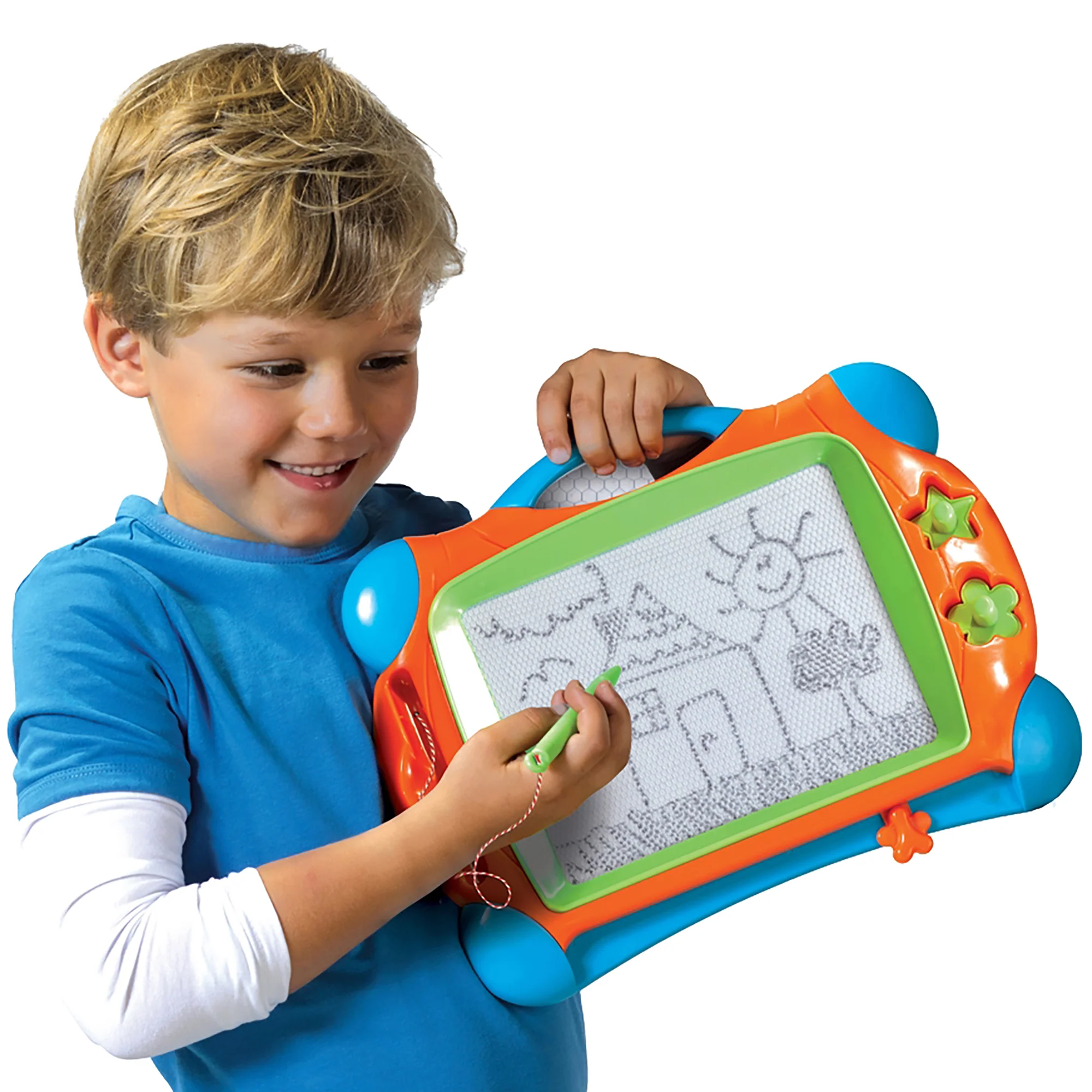 SES Creative Magnetic Drawing Board with Doodle Pen & Stamps - Art Activity Set for Kids 3+ - Image 5