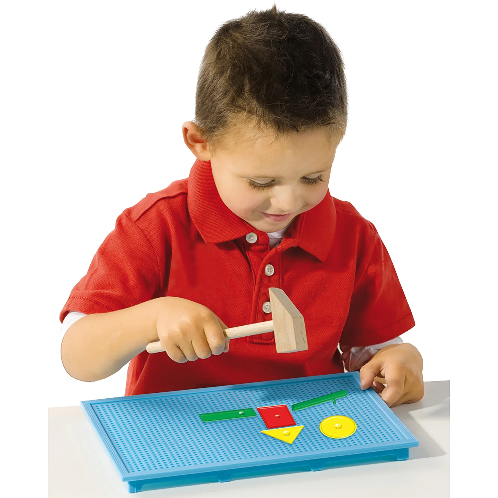 SES Creative My First Hammer Tap Tap - Colorful Shape and Scene Crafting Toy for Toddlers - Image 4