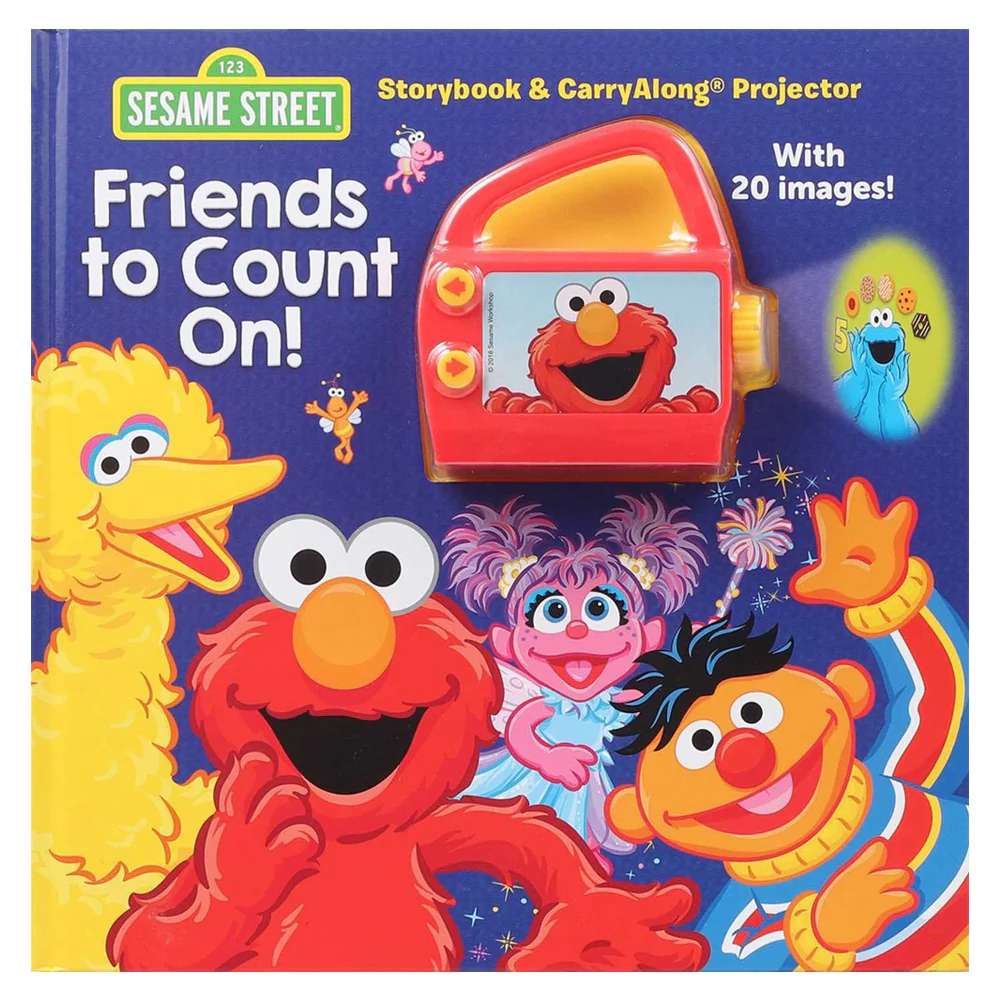 Sesame Street: Friends to Count On Storybook and Projector Set