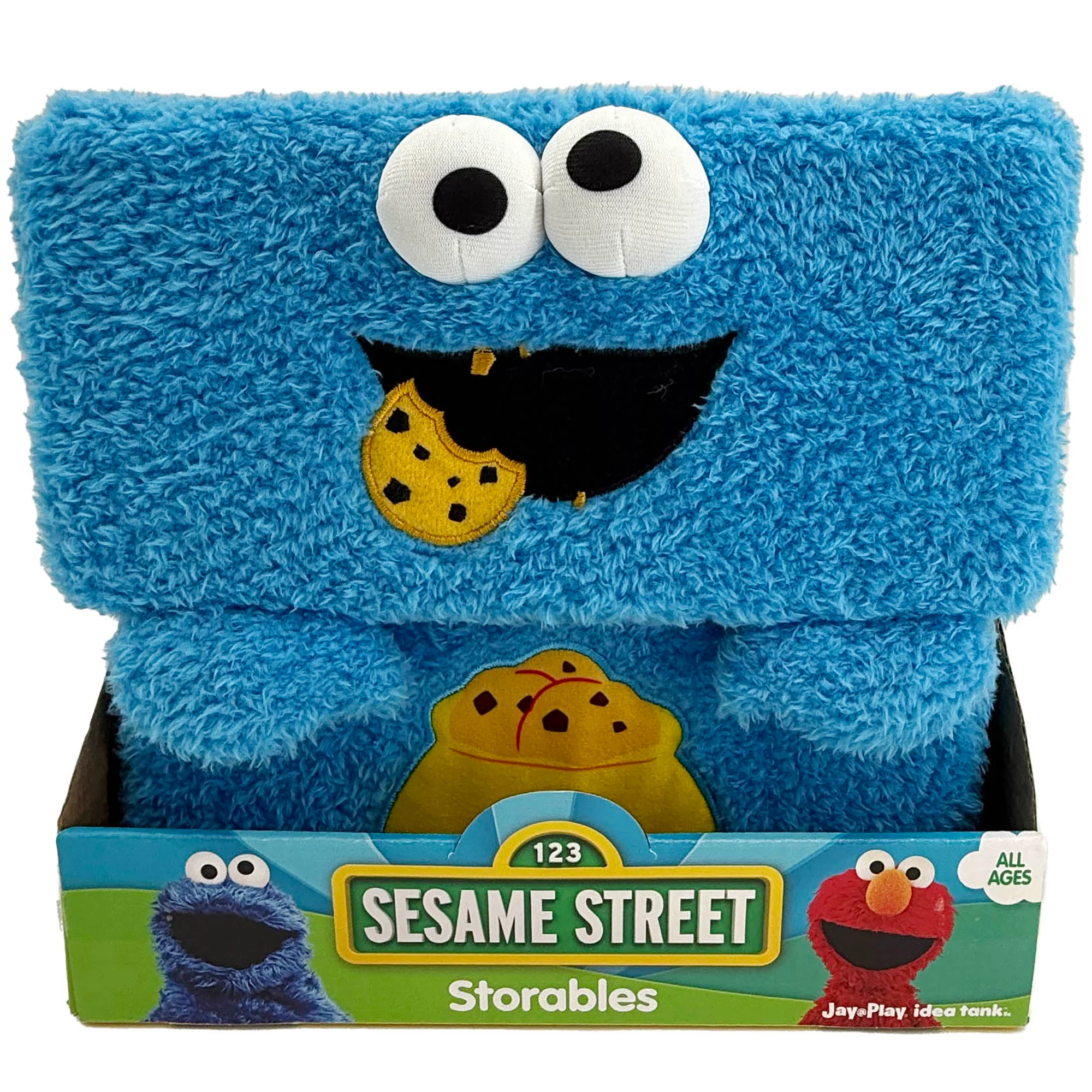 Sesame Street Cookie Monster Storage Bin – 12" Cube Organizer - Image 2