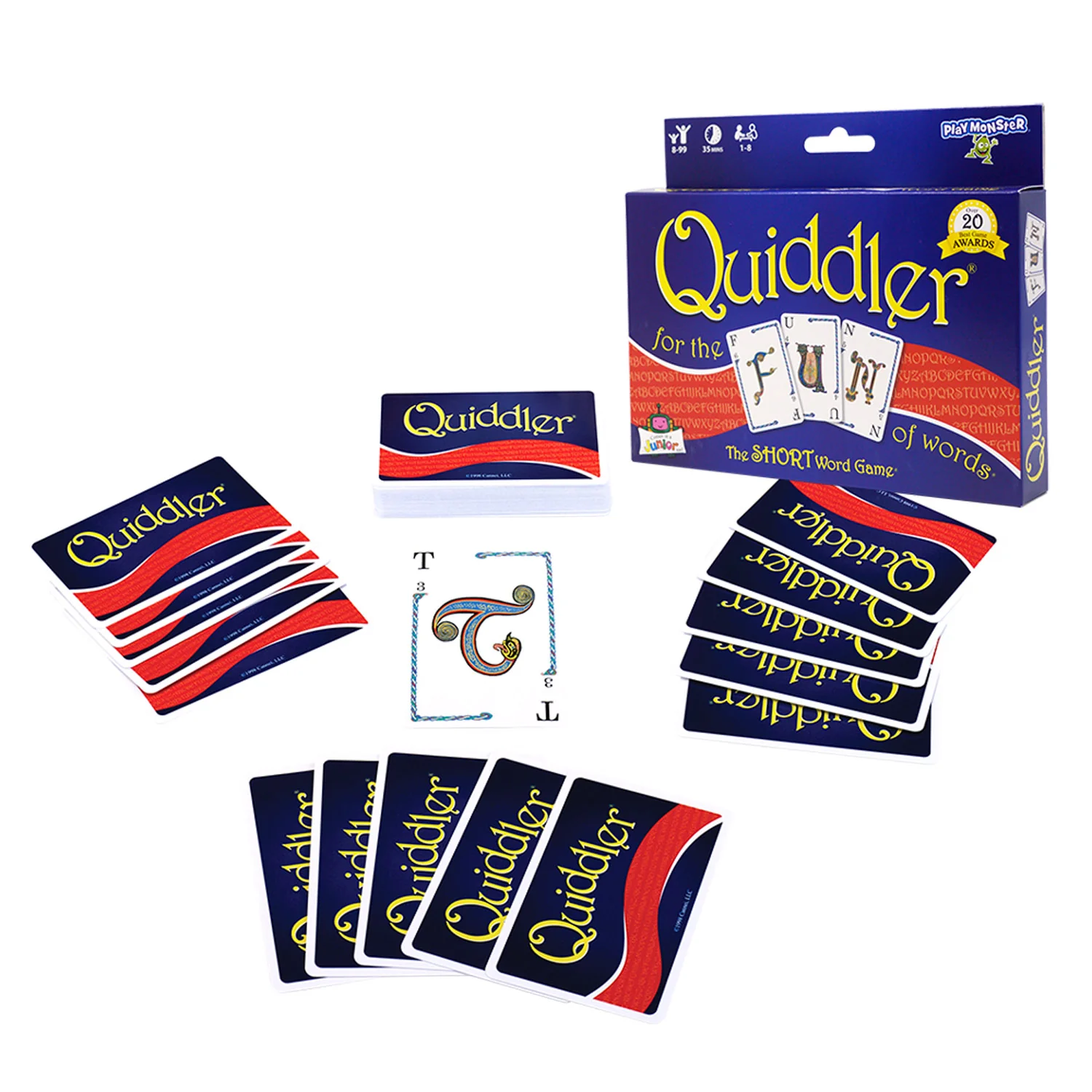 SET Family Games Quiddler Dual Word Card Game Pack - Image 2