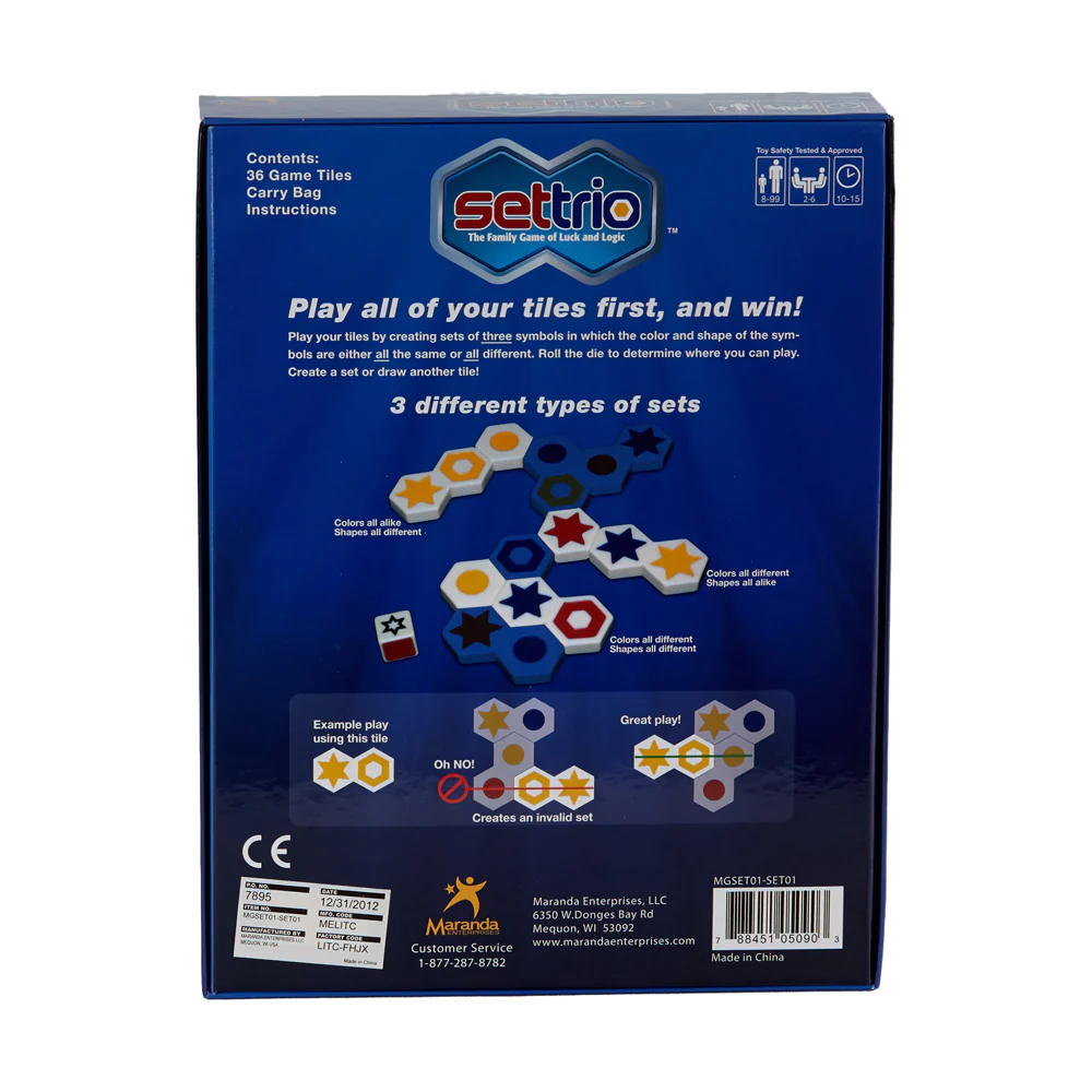 Settrio Tile Matching Strategy Game by University Games - Image 2