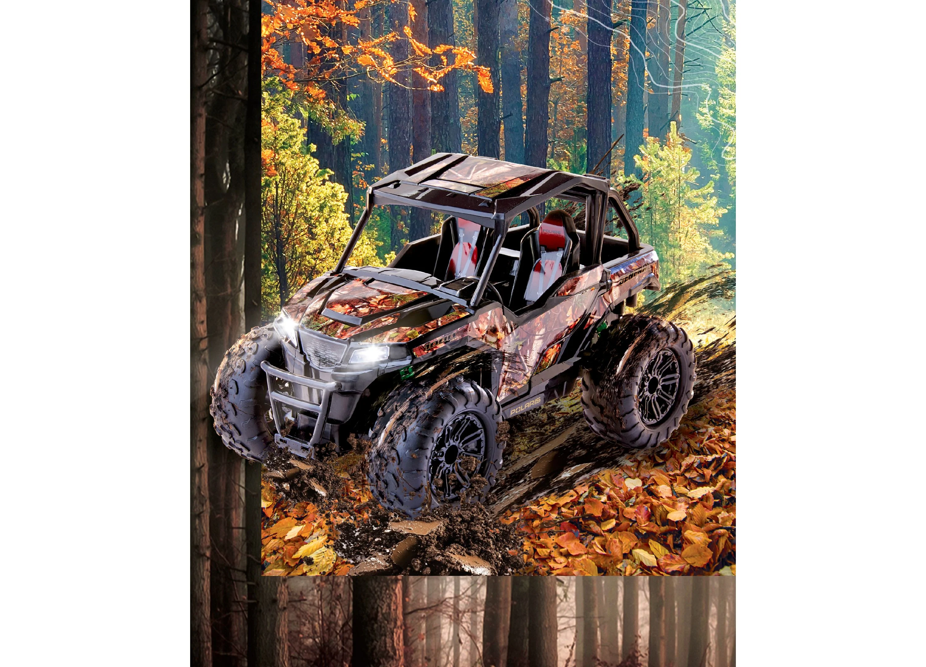 Sharper Image Polaris General 1:14 Scale RC Off-Road Vehicle - Image 7