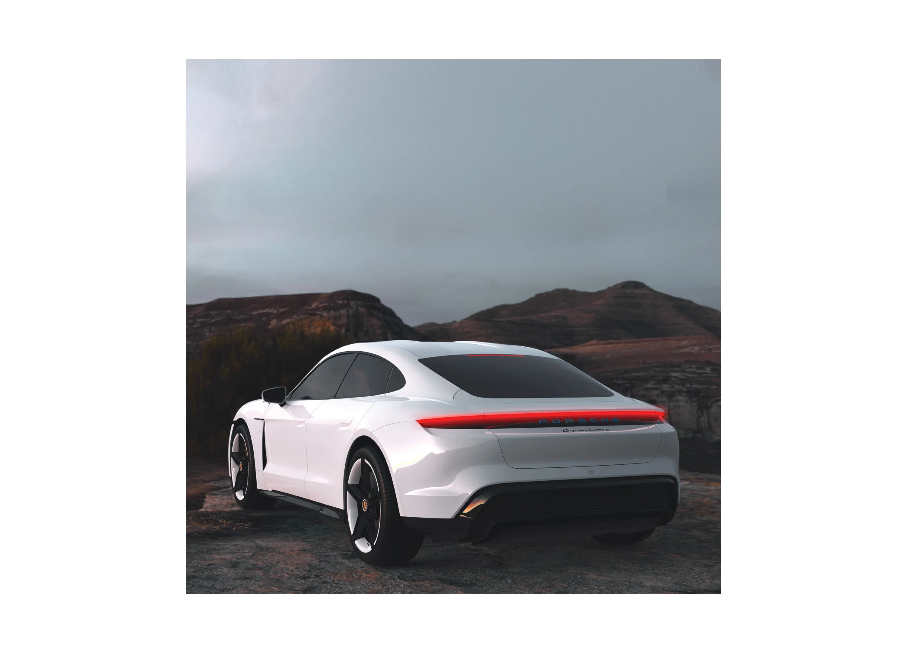 Sharper Image Porsche Taycan Turbo S 1:20 Scale Remote Control Electric Car - Image 4