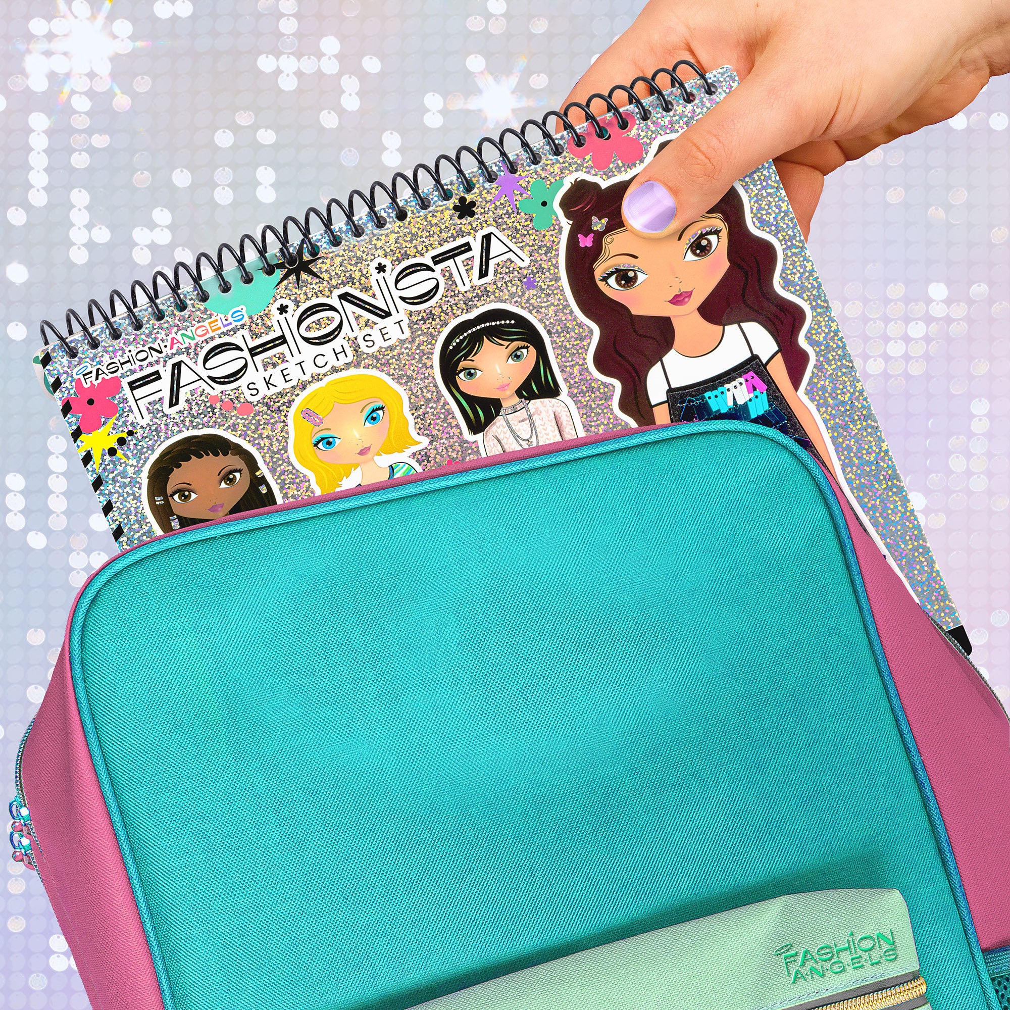 Creative Kids Sketch Portfolio Bundle: Fashionista & Beauty Guru - Design Set - Image 5
