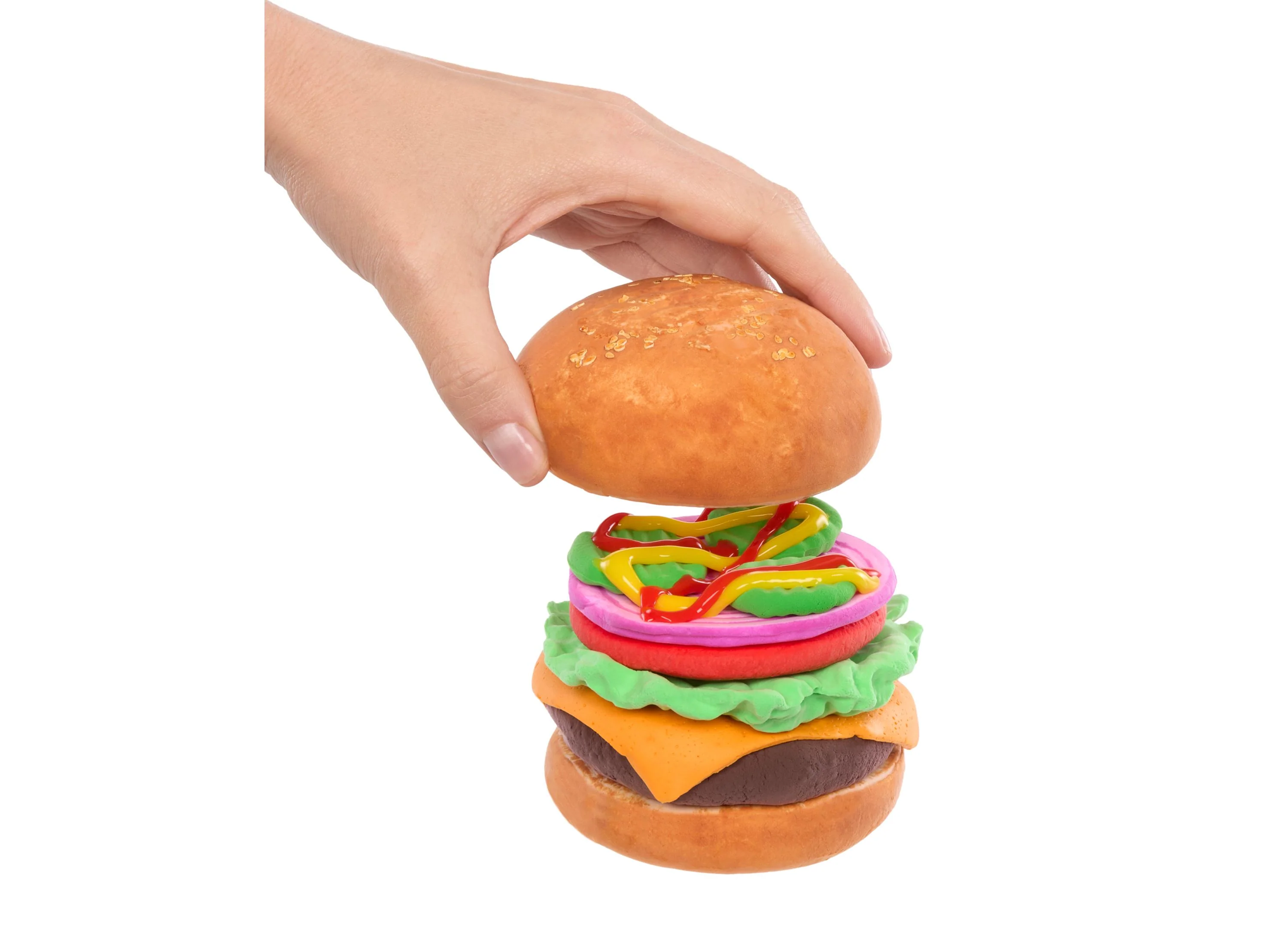 Slime Life Cheeseburger DIY Slime Kit With Food-Themed Pieces - Image 2