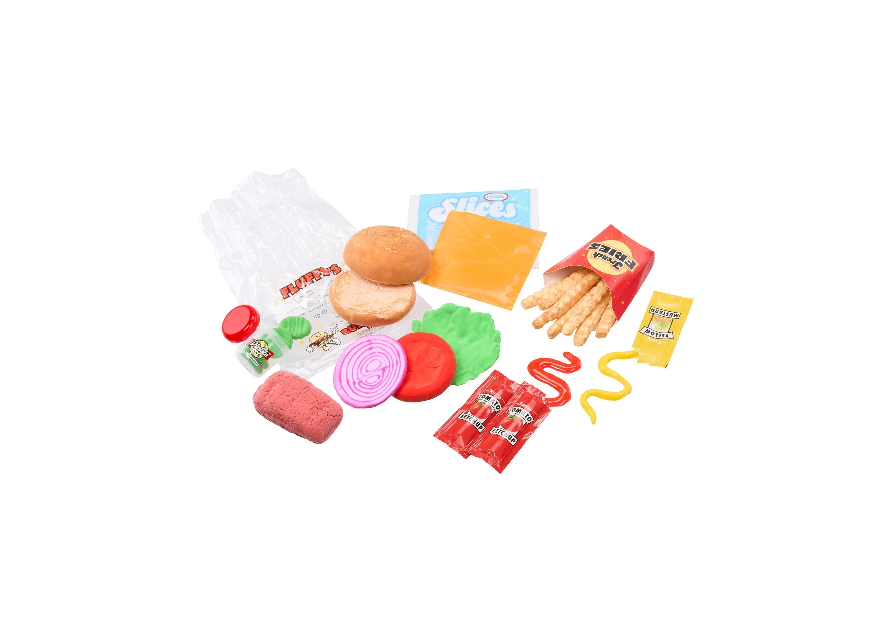 Slime Life Cheeseburger DIY Slime Kit With Food-Themed Pieces - Image 4