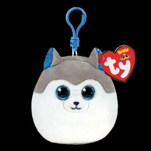 Ty Mini Beanie Squish-A-Boos Slush Husky Squish Clip - Image 2