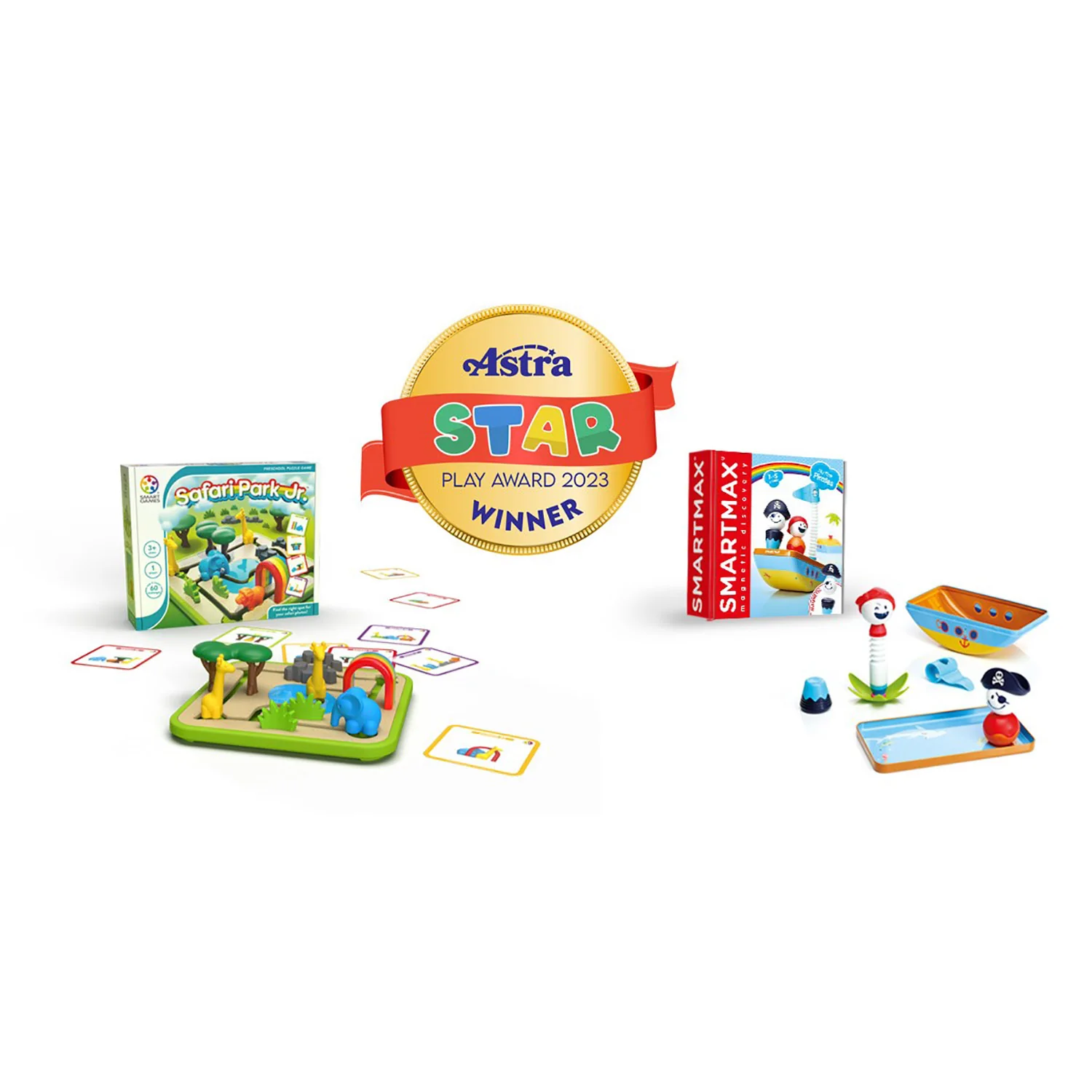 SmartGames Safari Park Jr. - Wildlife Puzzle & Play Board Game - Image 2