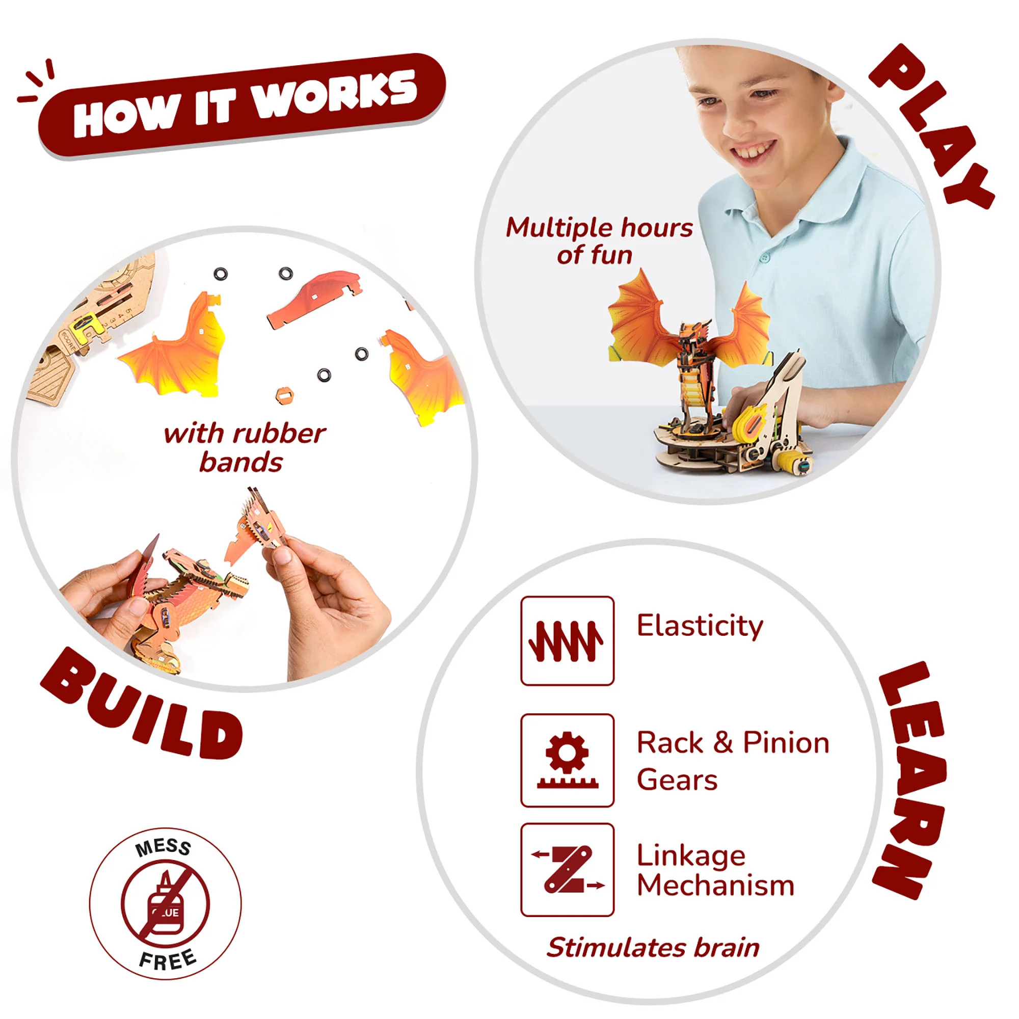 Smartivity Steam Warriors Clash Of Dragons DIY Battle Game - Image 2