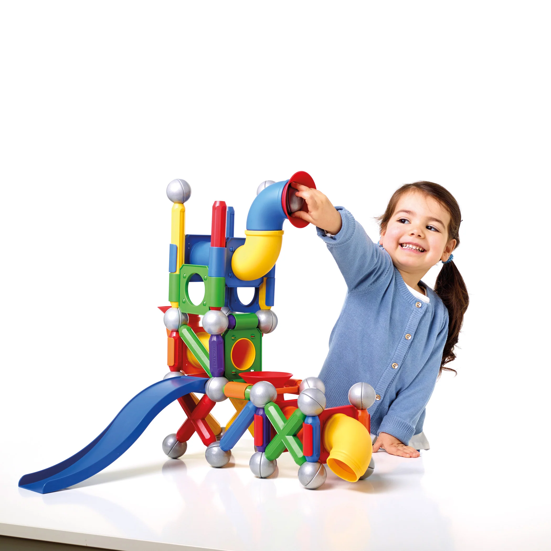 SmartMax 74-Piece Magnetic Discovery Mega Ball Run Set - Image 4
