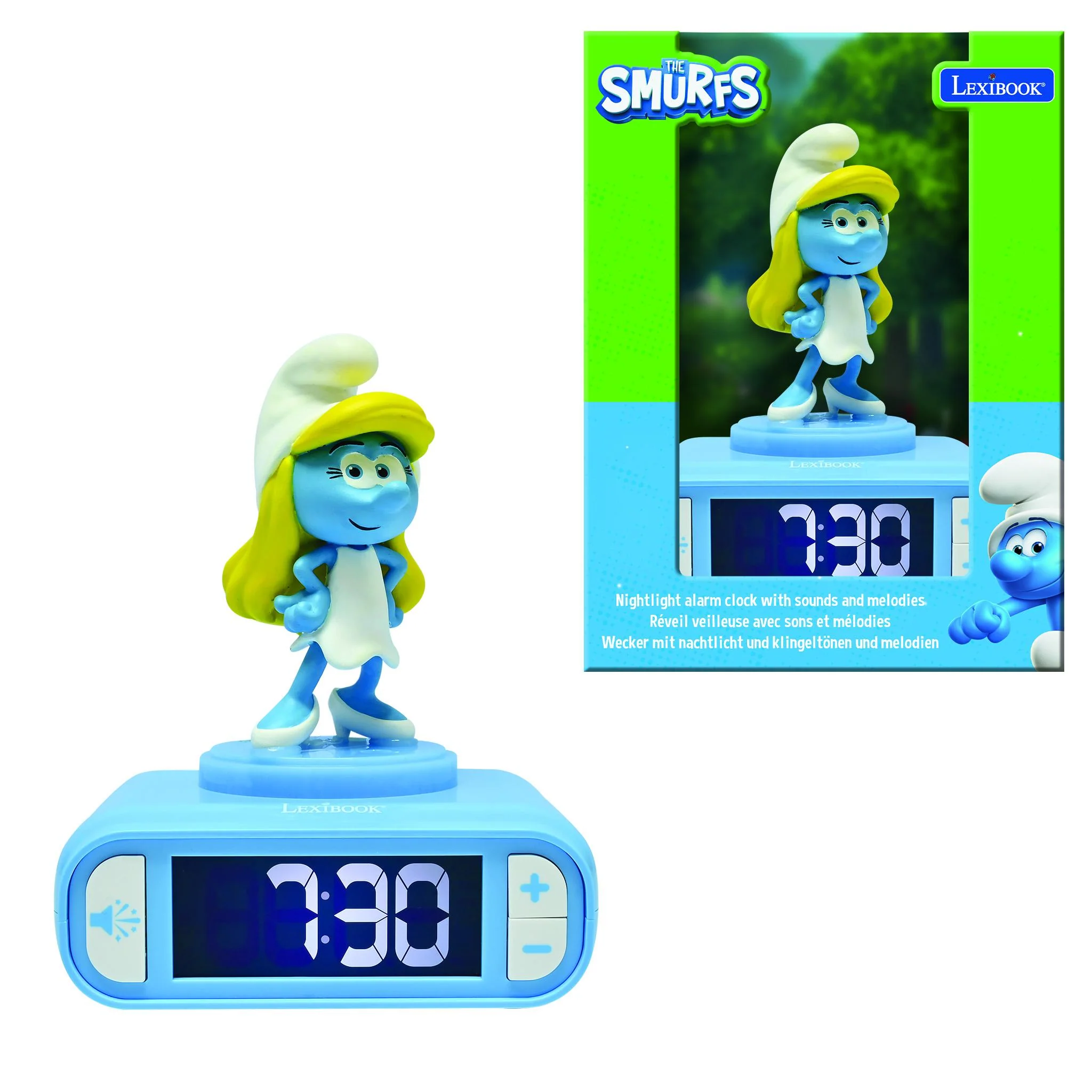 Smurfette Interactive Nightlight & Alarm Clock - Smurf Village Melodies - Image 2