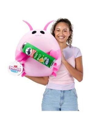Snackles Zuru 16 inch Pink Hippo Pringles Plush Toy - Image 2