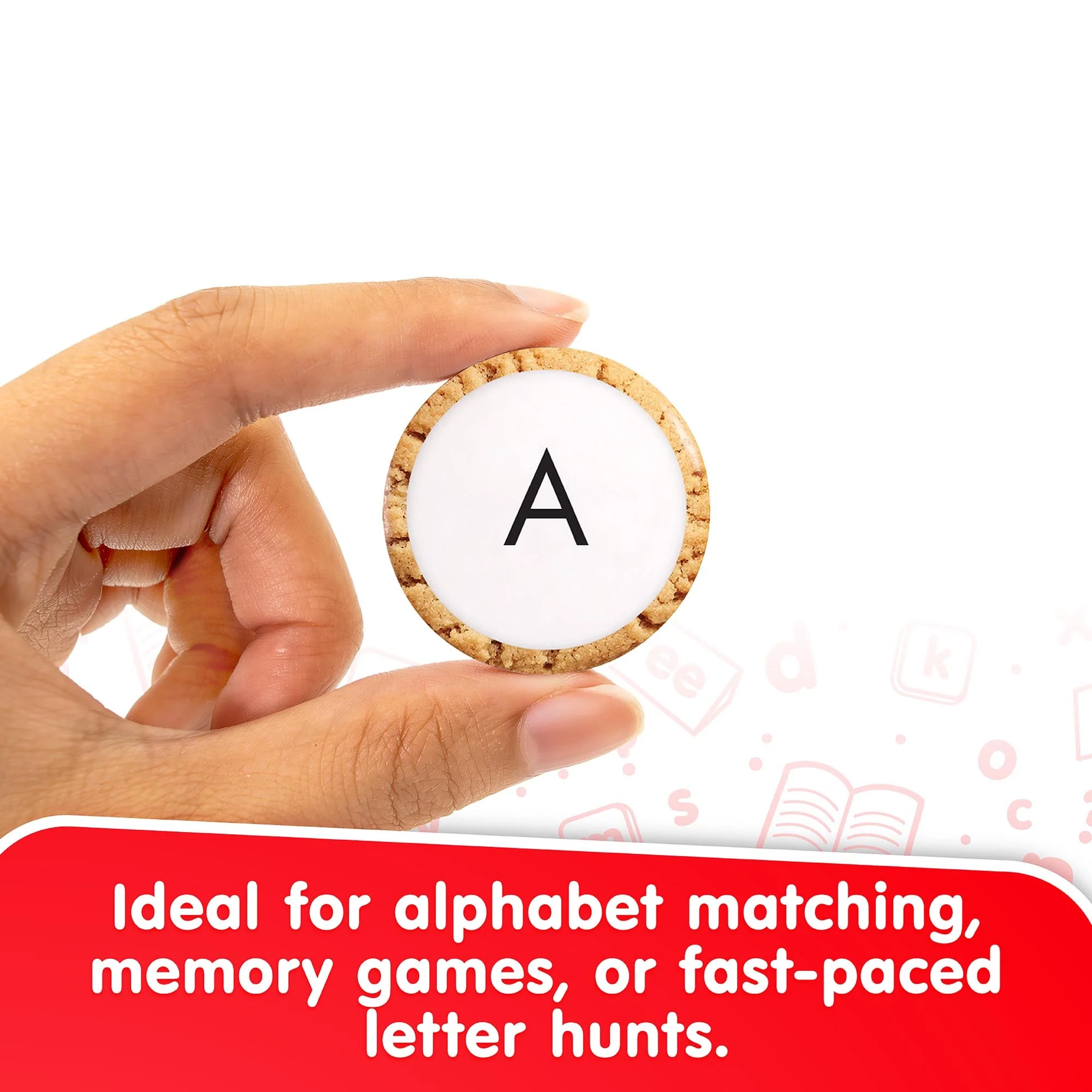 Snacks: Alphabet 90 Double-Sided Letter Learning Cards - Image 3