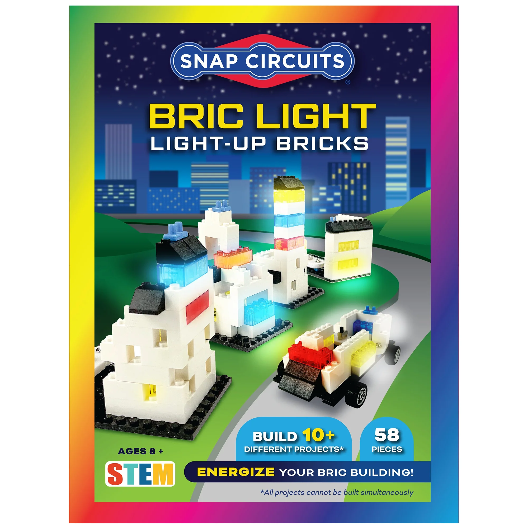 Snap Circuits BRIC Light Building Bricks & Electric Circuit STEM Kit