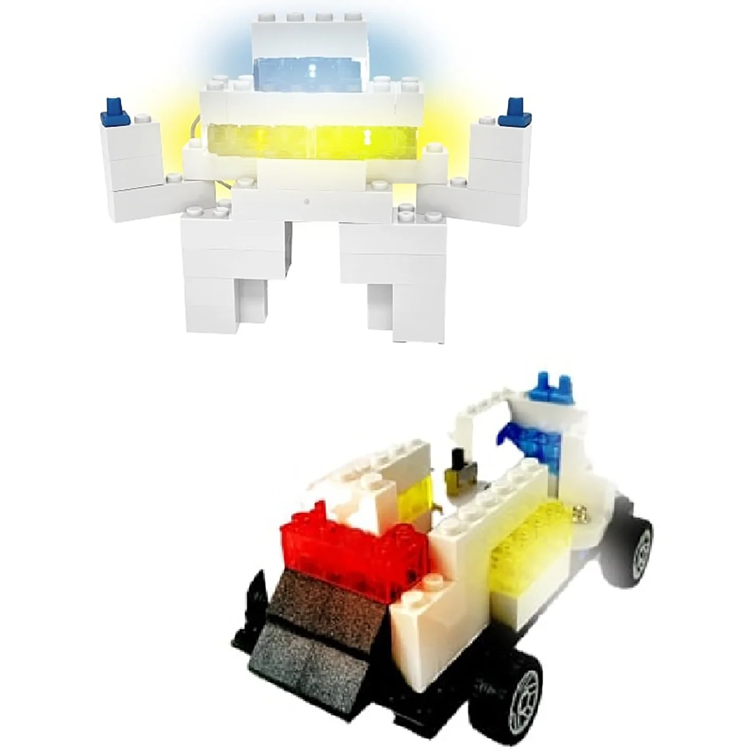 Snap Circuits BRIC Light Building Bricks & Electric Circuit STEM Kit - Image 3