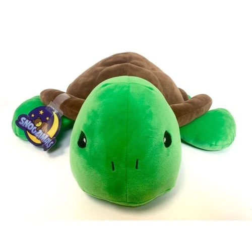 Snoozimals 20 inch Ultra-Soft Toby the Turtle Plush - Green/Brown - Image 3
