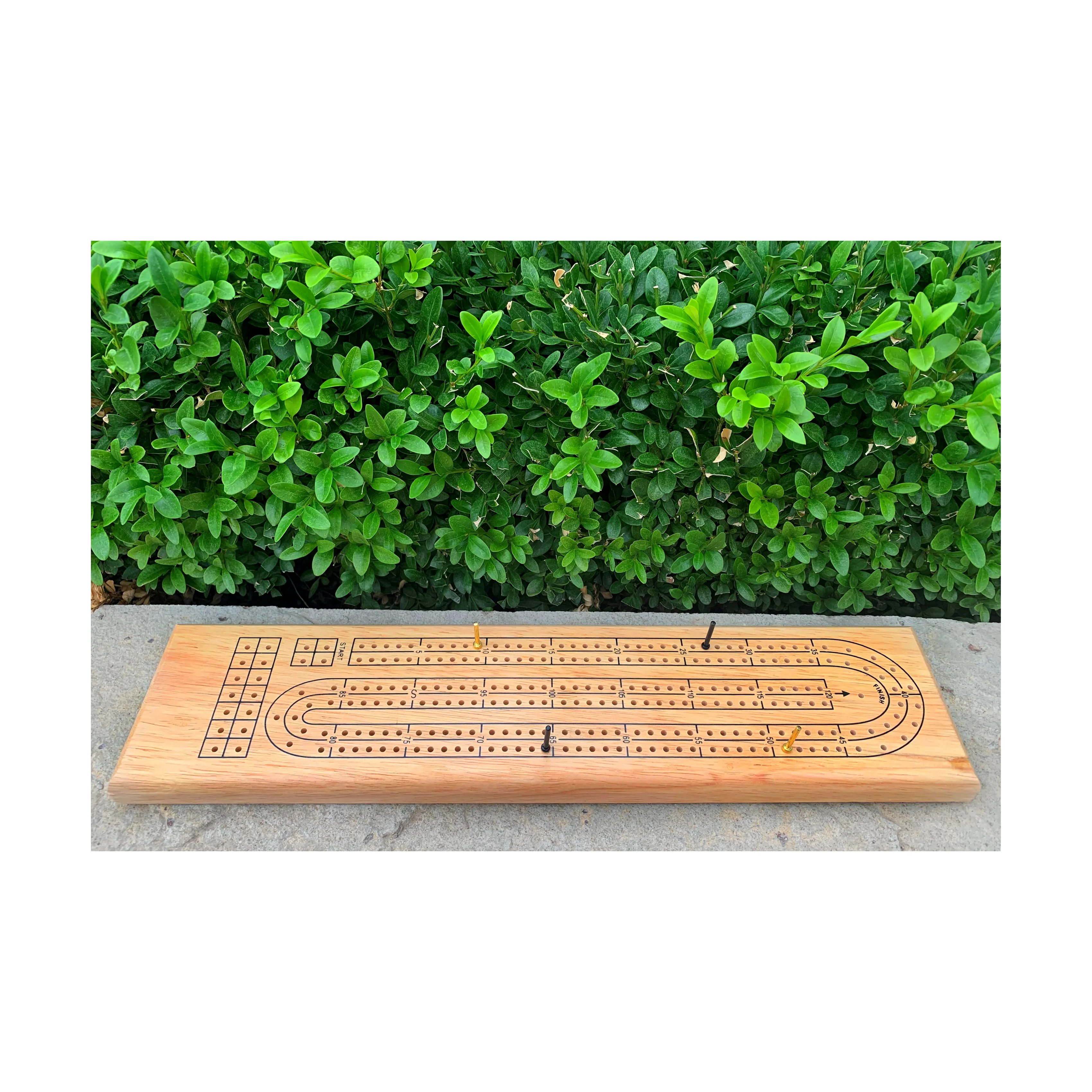 AreYouGame Solid Wood Cribbage - Classic Strategy Game Board - Image 4