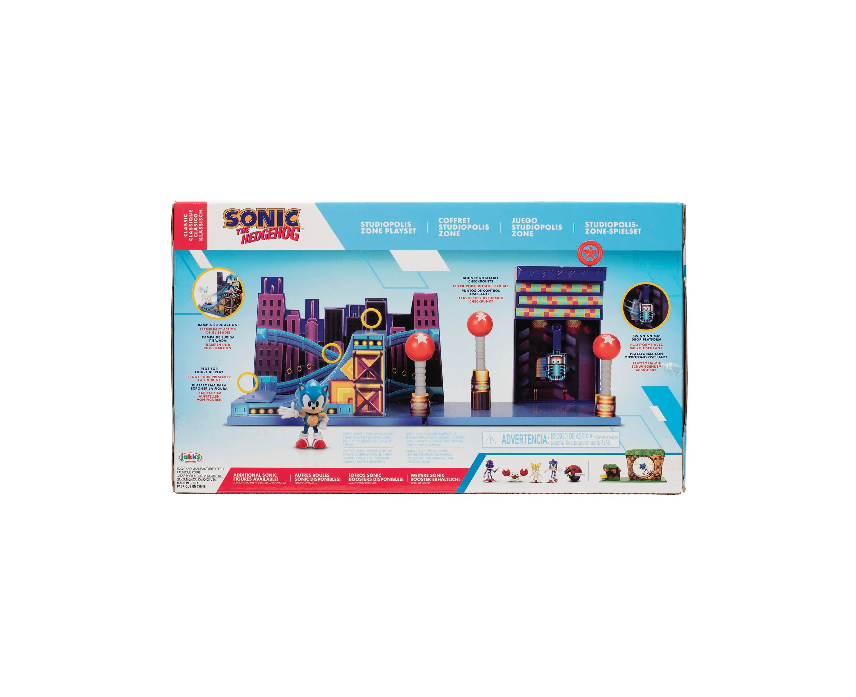 Sonic 2.5" Studiopolis Zone Interactive Playset - Image 2
