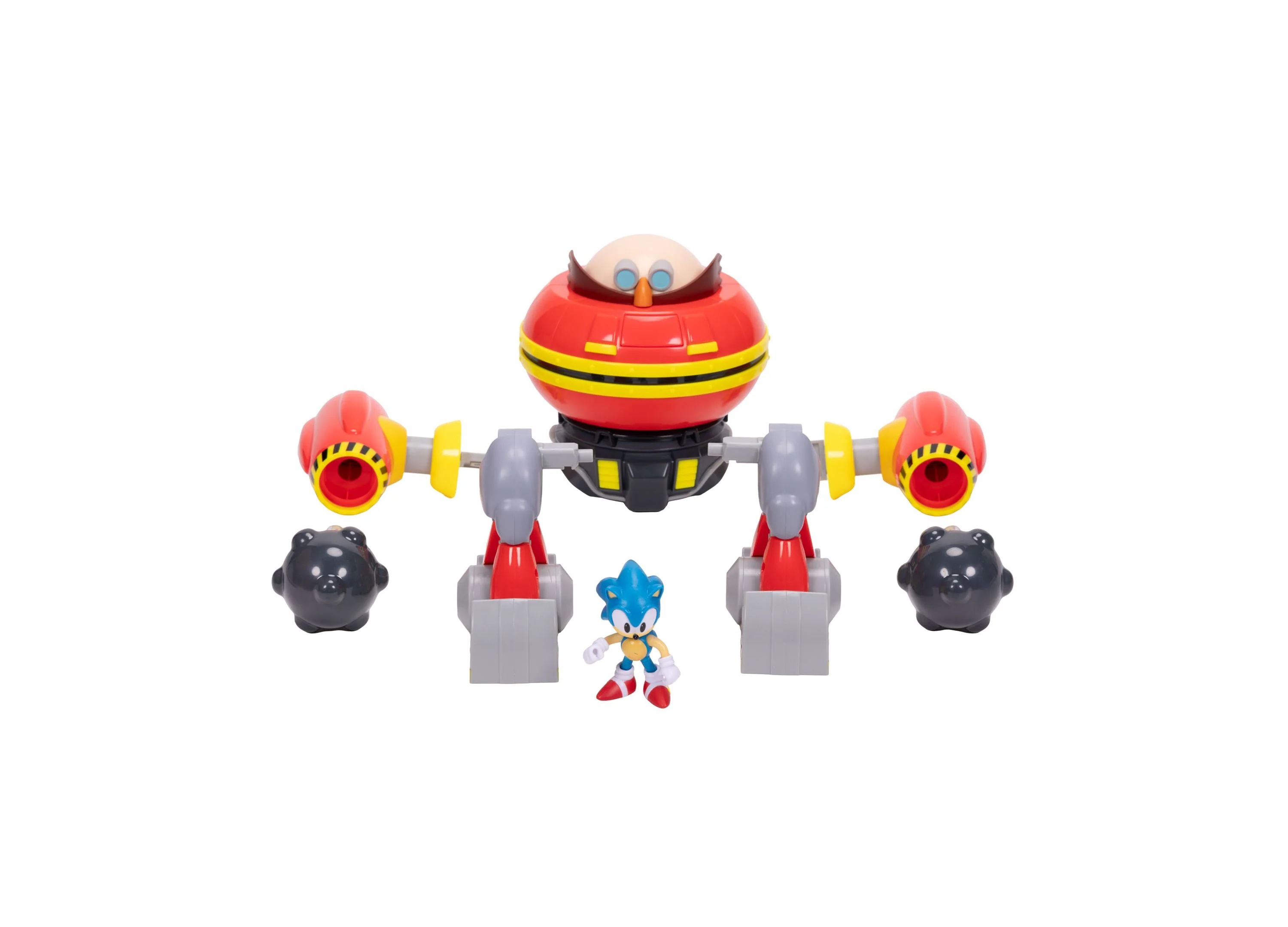 Sonic Hammer Egg Robot with Articulated Sonic Figure Deluxe Playset