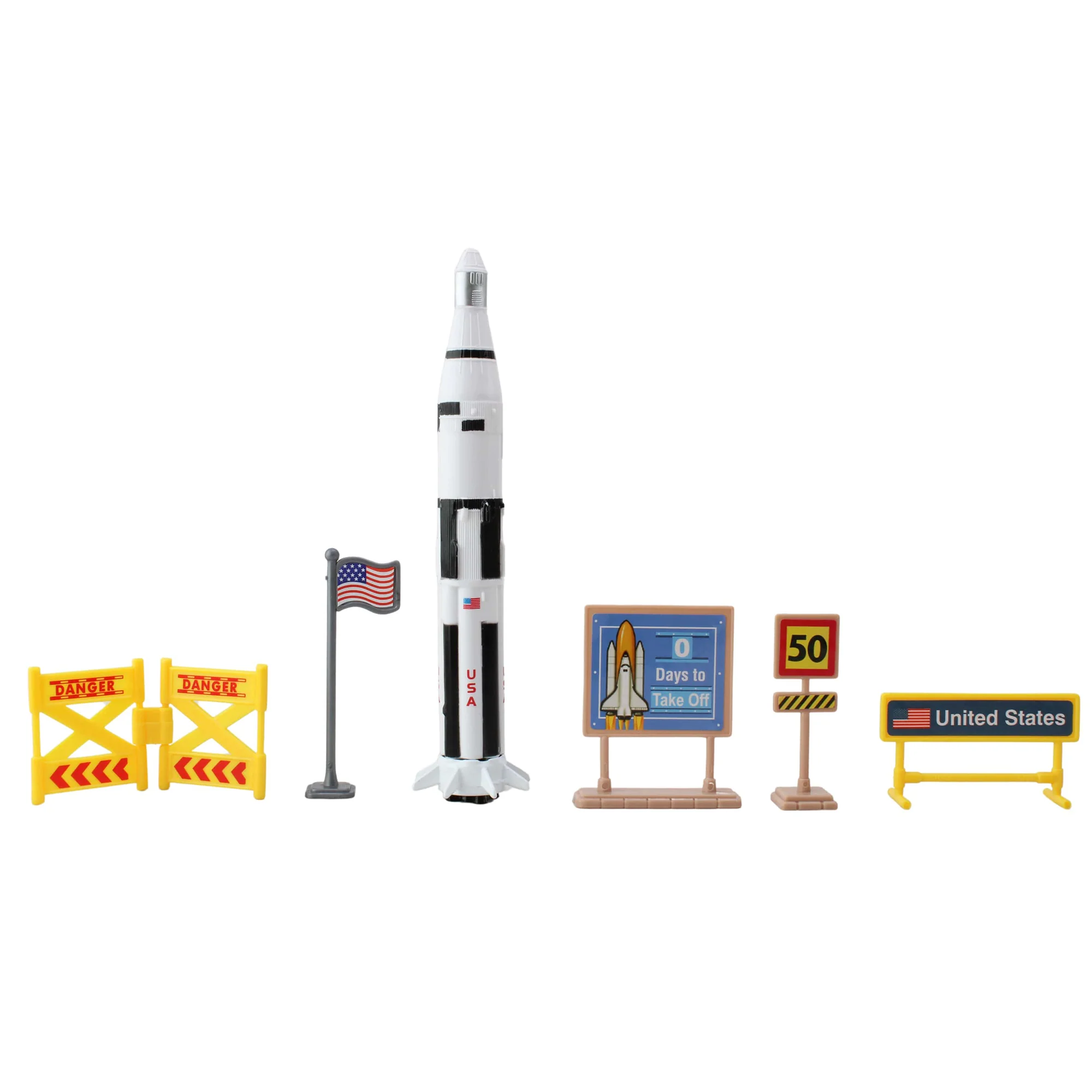 Galactic Voyager Space Shuttle Playset - 10 Piece Set - Image 5
